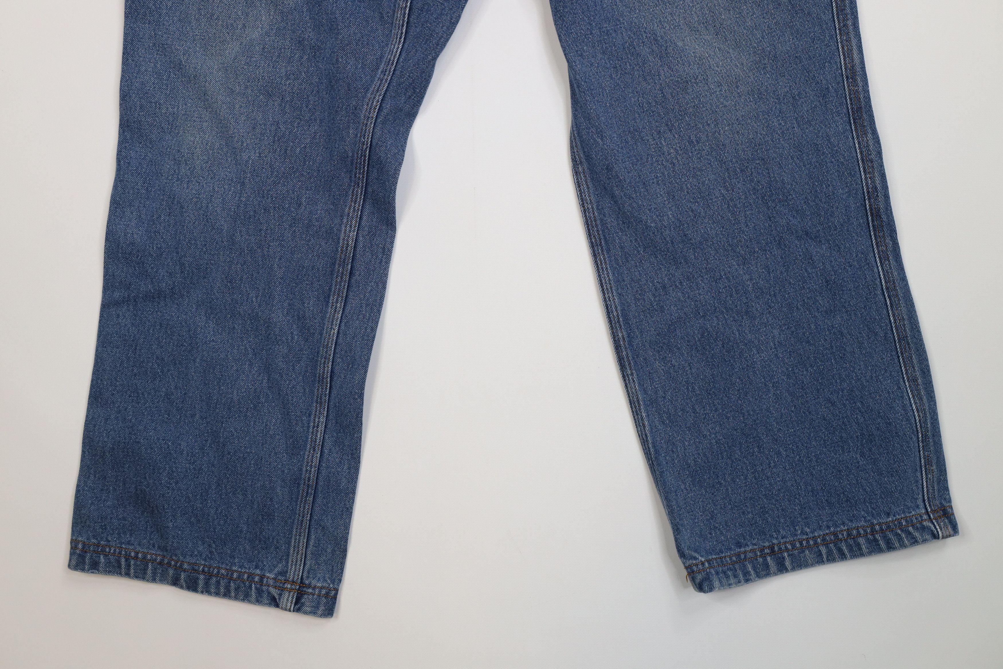 Duluth Trading Company Duluth Trading Co Faded Workwear Wide Leg Denim Jeans Cotton Size US 36 / EU 52 - 4 Thumbnail