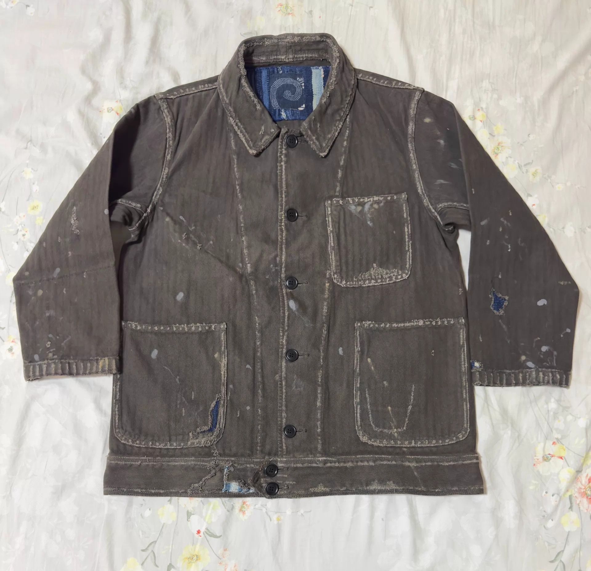 Visvim visvim ict 19ss benny jkt crash charcoal m jacket Size US M / EU 48-50 / 2 - 1 Thumbnail