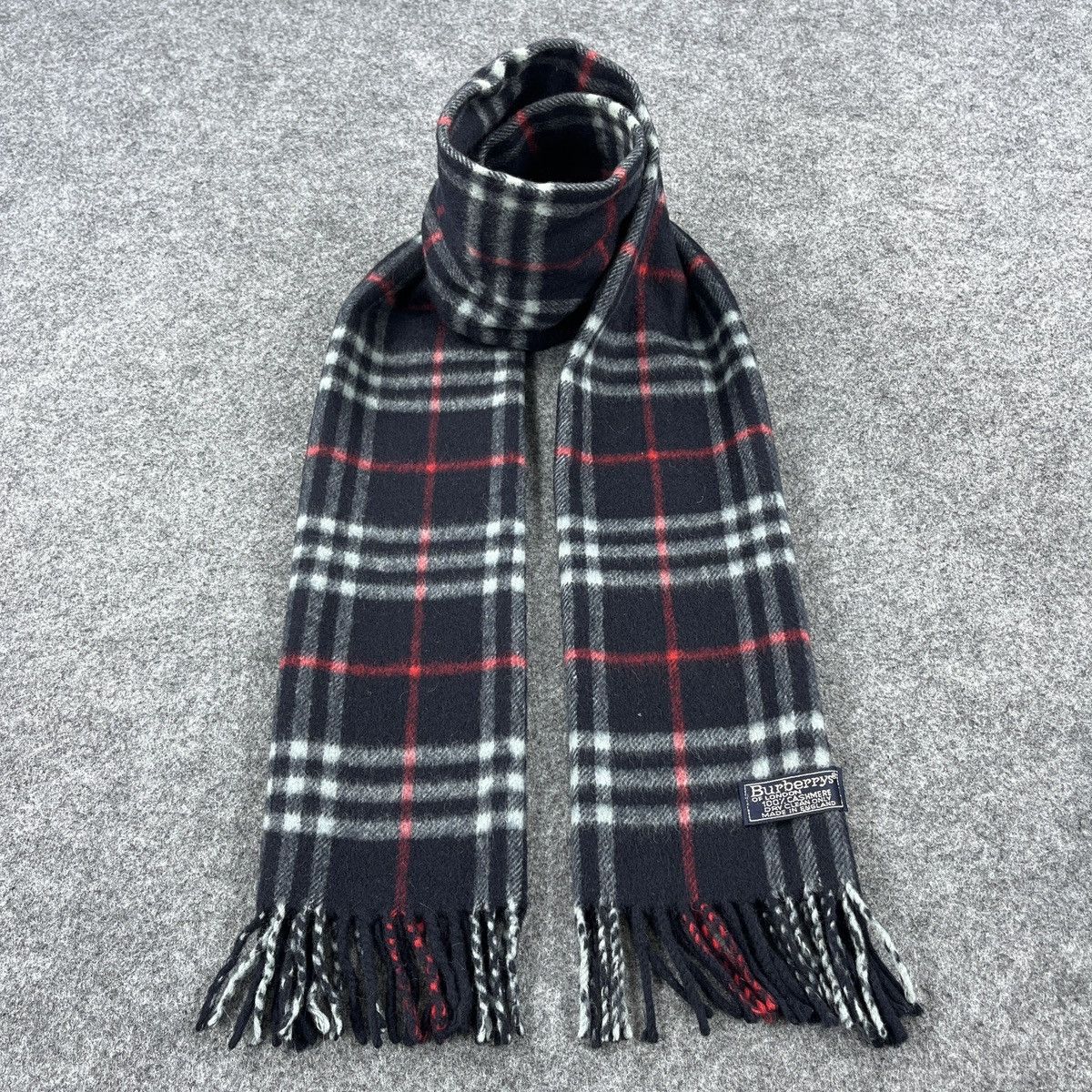 Burberry × Vintage Burberrys Scarf / Muffler / Neckwear K060 Size ONE SIZE - 4 Thumbnail