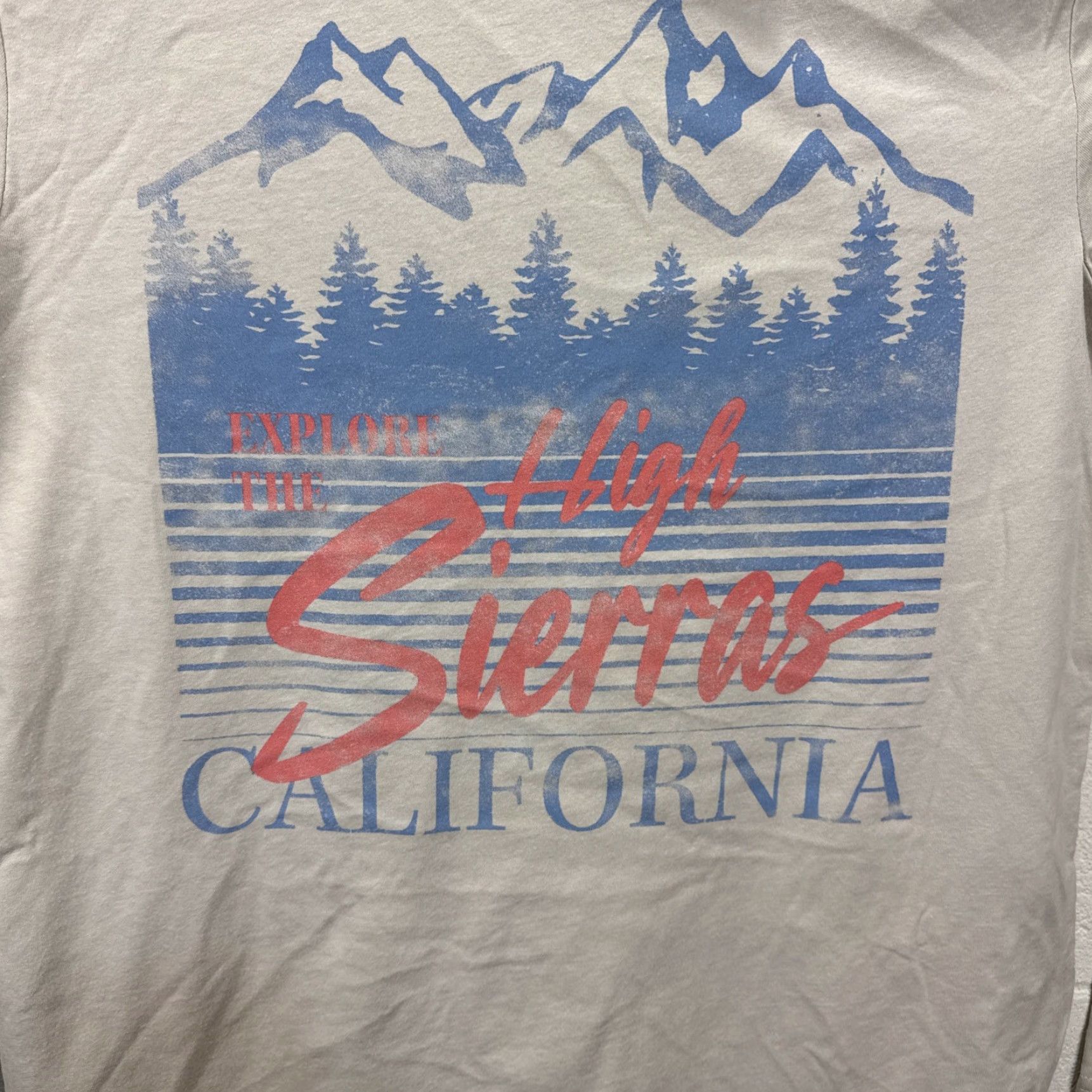 Vintage VINTAGE Original Use Men's High Sierras California Graphic Tee Shirt Long Sleeve Medium Size US M / EU 48-50 / 2 - 2 Thumbnail