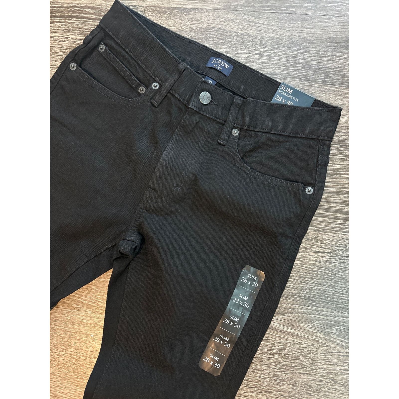 J.Crew NWT J.Crew Slim Fit Jean In Signature Flex Black Size 28x30 Size US 28 / EU 44 - 5 Thumbnail