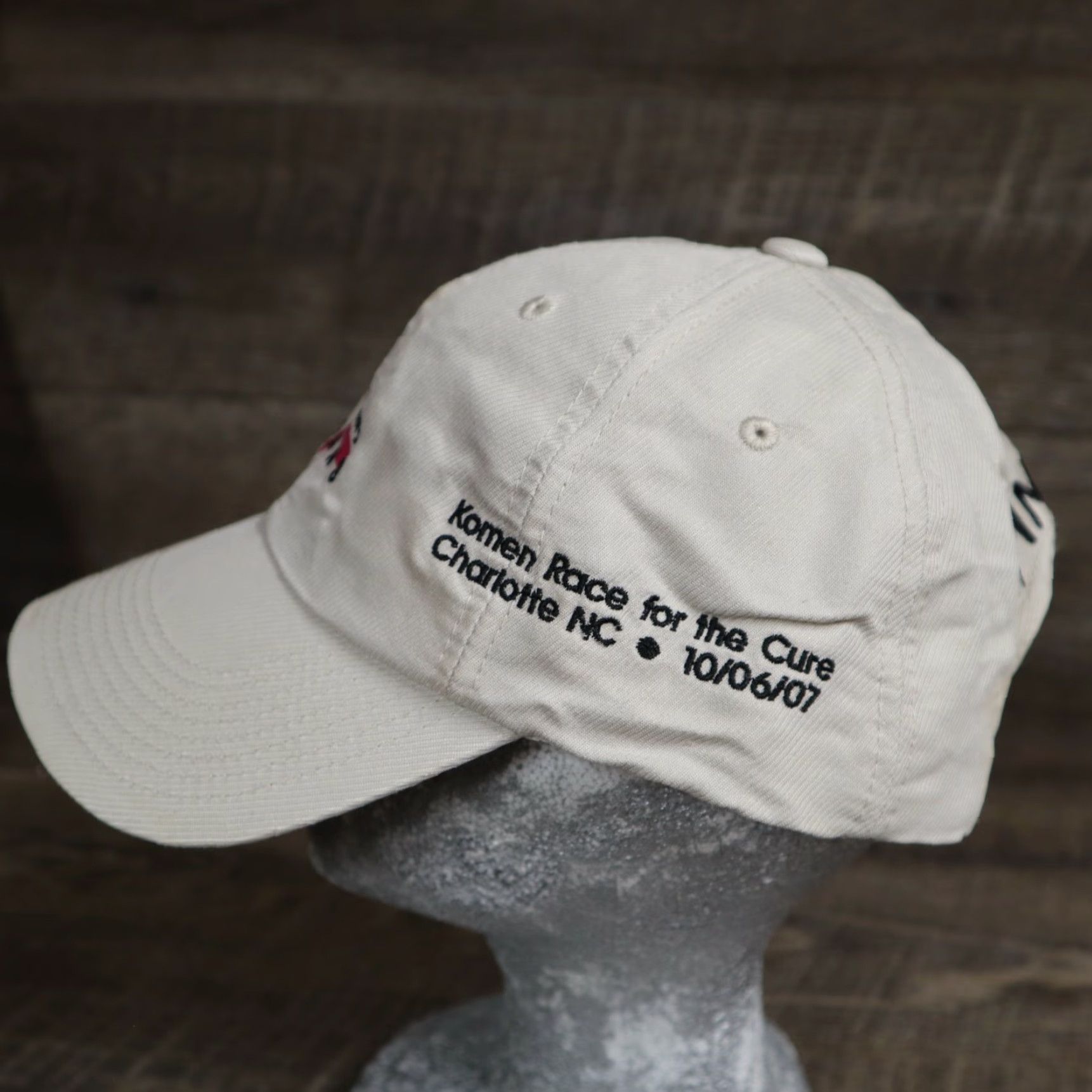 Pinko PING Baseball Cap Men's Adjustable Tan Hat Purple Ribbon Pink Breast Cancer Suzanne's Komen 3 Ribbon 90s theme? Size ONE SIZE - 4 Thumbnail