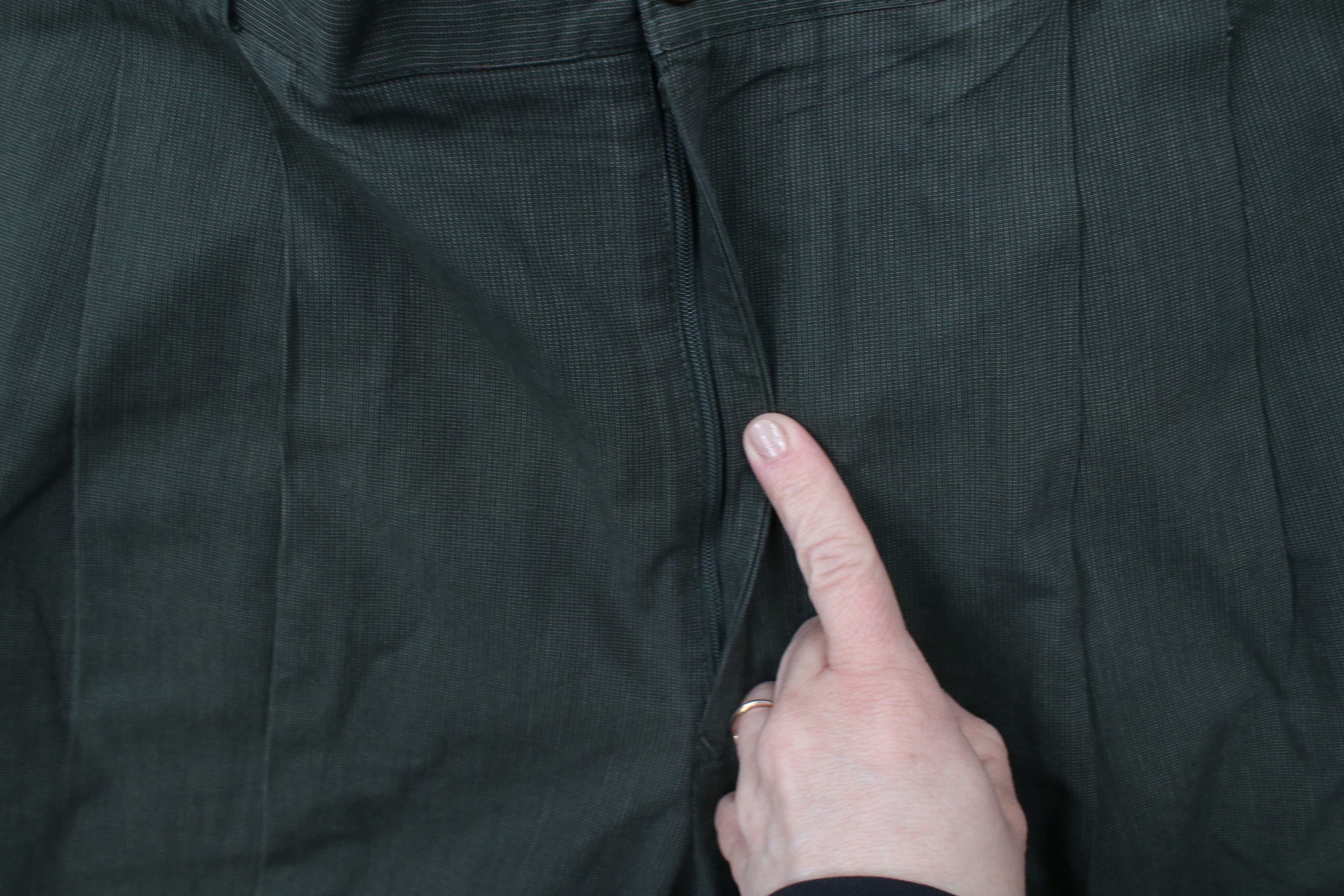 Perry Ellis Vintage 90s Perry Ellis Pinstriped Wide Leg Chino Pants Size US 34 / EU 50 - 6 Thumbnail