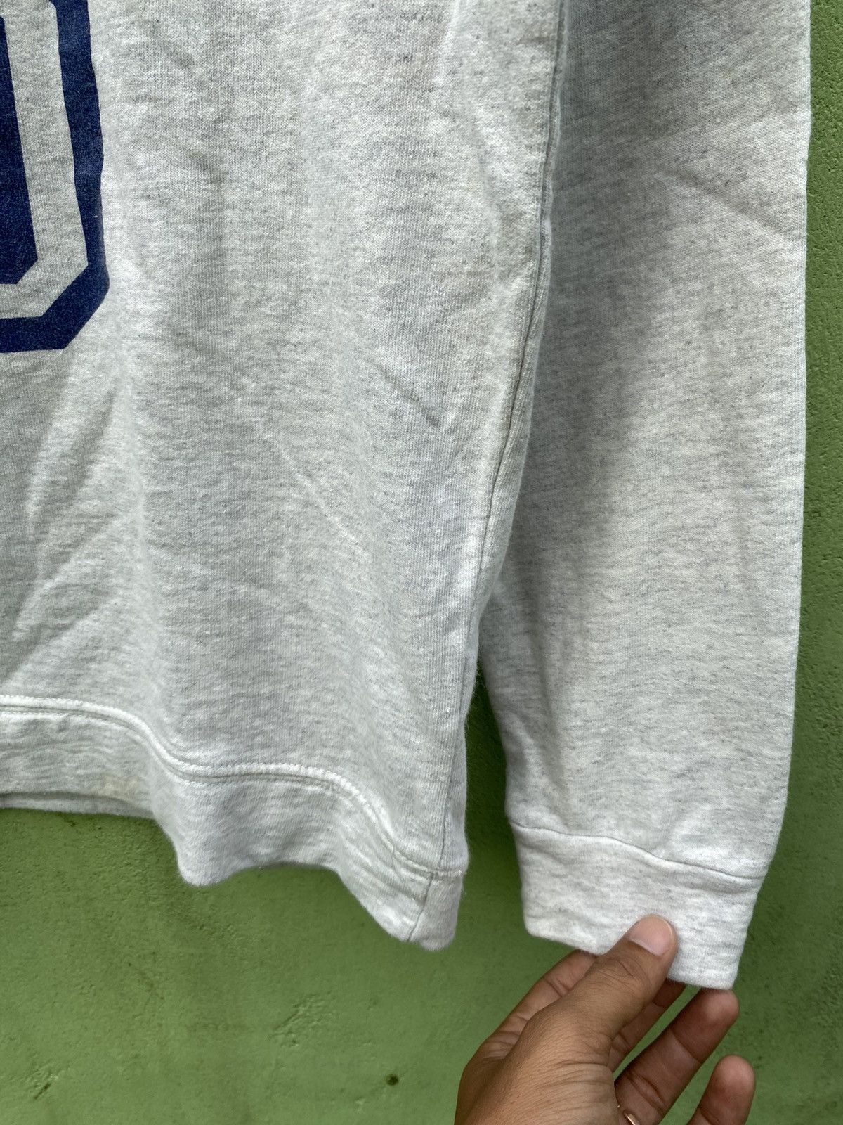 Stussy Stussy Vintage 80 Raglan Crewneck Classic Pullover Soft Grey Size S / US 4 / IT 40 - 6 Thumbnail