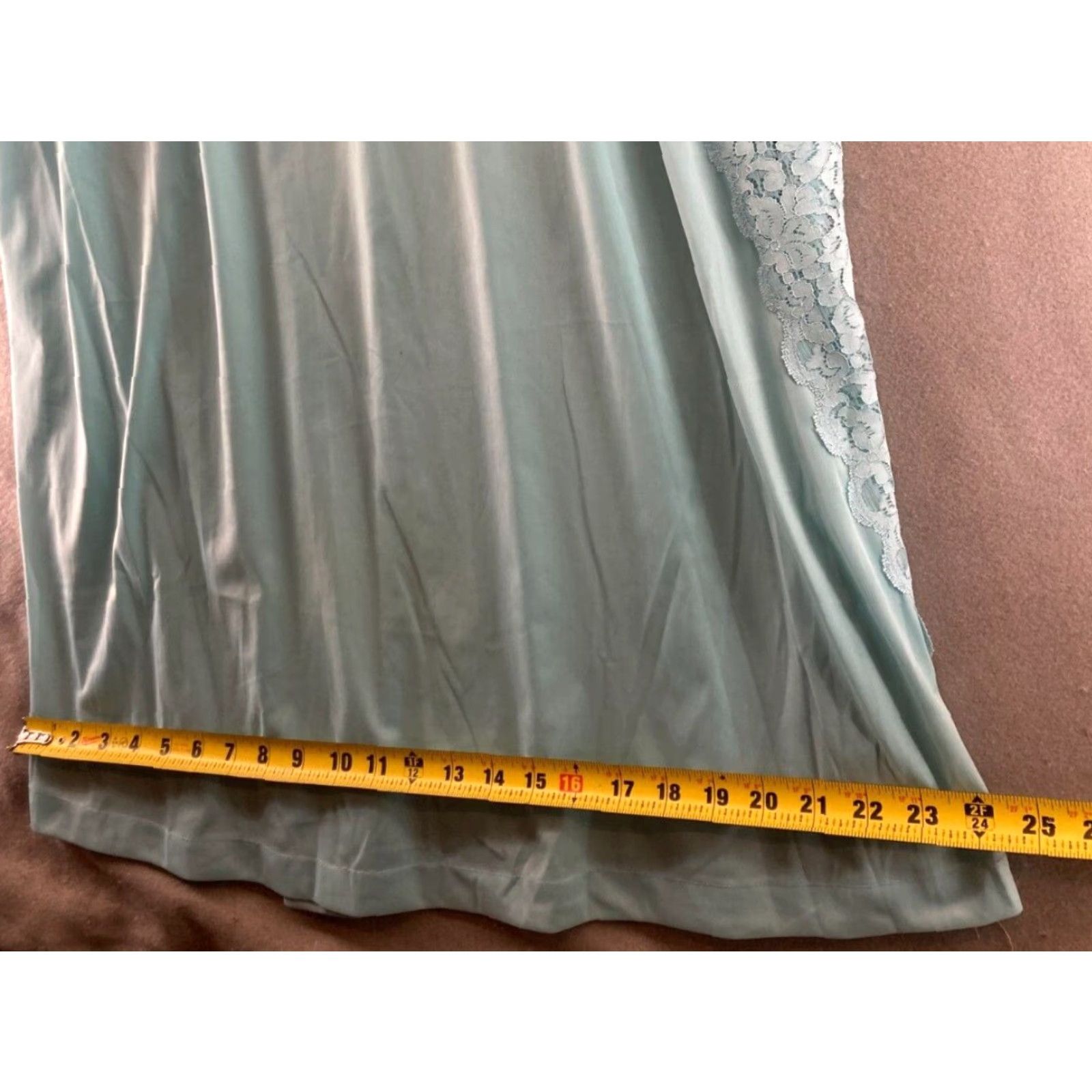 Vintage VINTAGE Vanity Fair Maxi Dress Small Blue 1970s Eveningwear Womens Size XXS / US 00 / IT 34 - 4 Thumbnail