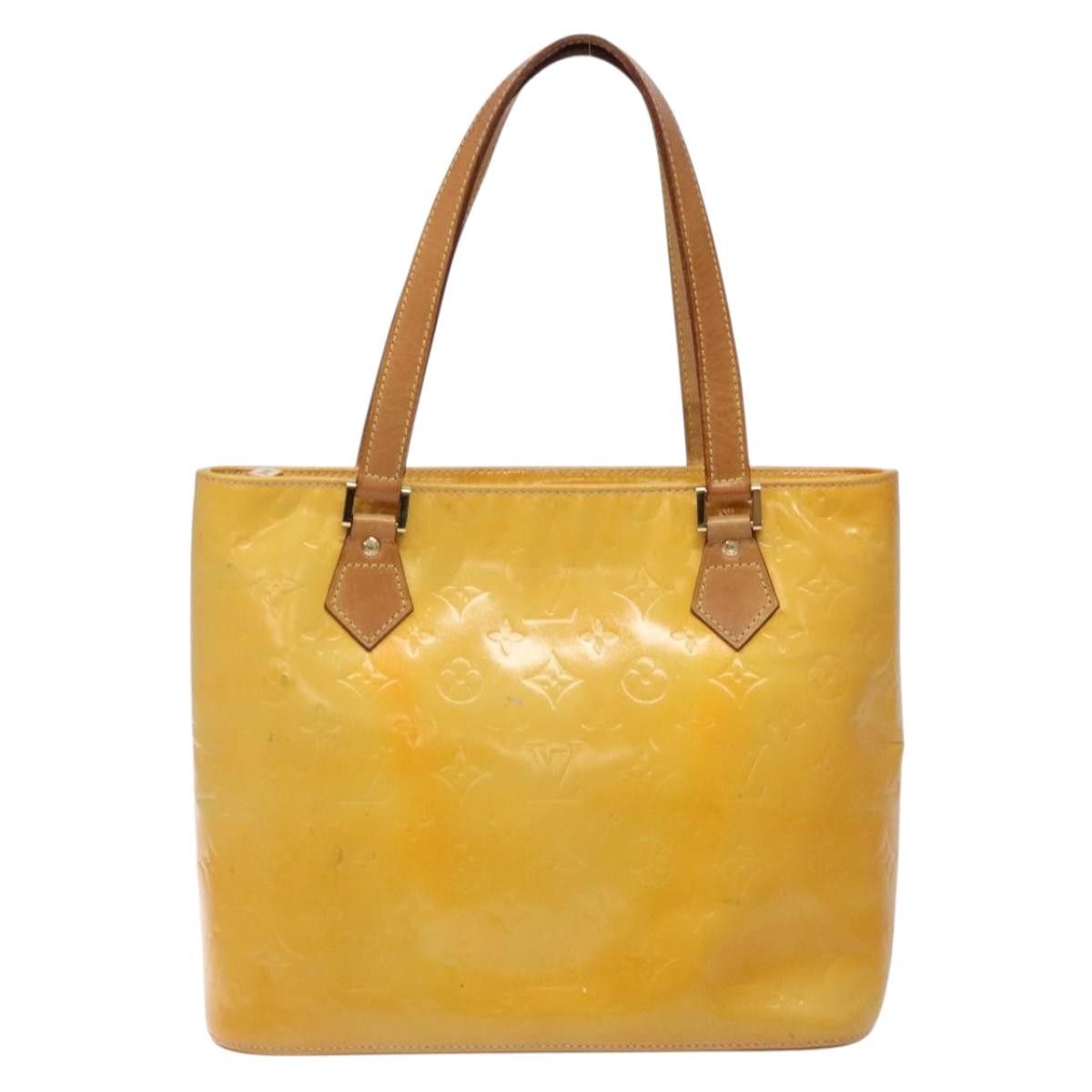 Louis Vuitton LOUIS VUITTON Monogram Vernis Houston Hand Bag Gris M91053 Size ONE SIZE - 2 Thumbnail