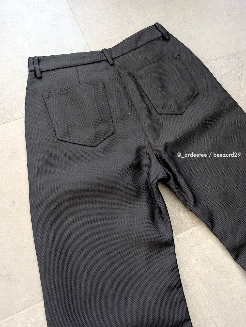 Rick Owens 💥SAMPLE GETH CORDURA HDU JEANS WIDE LEG Size US 31 - 6 Thumbnail