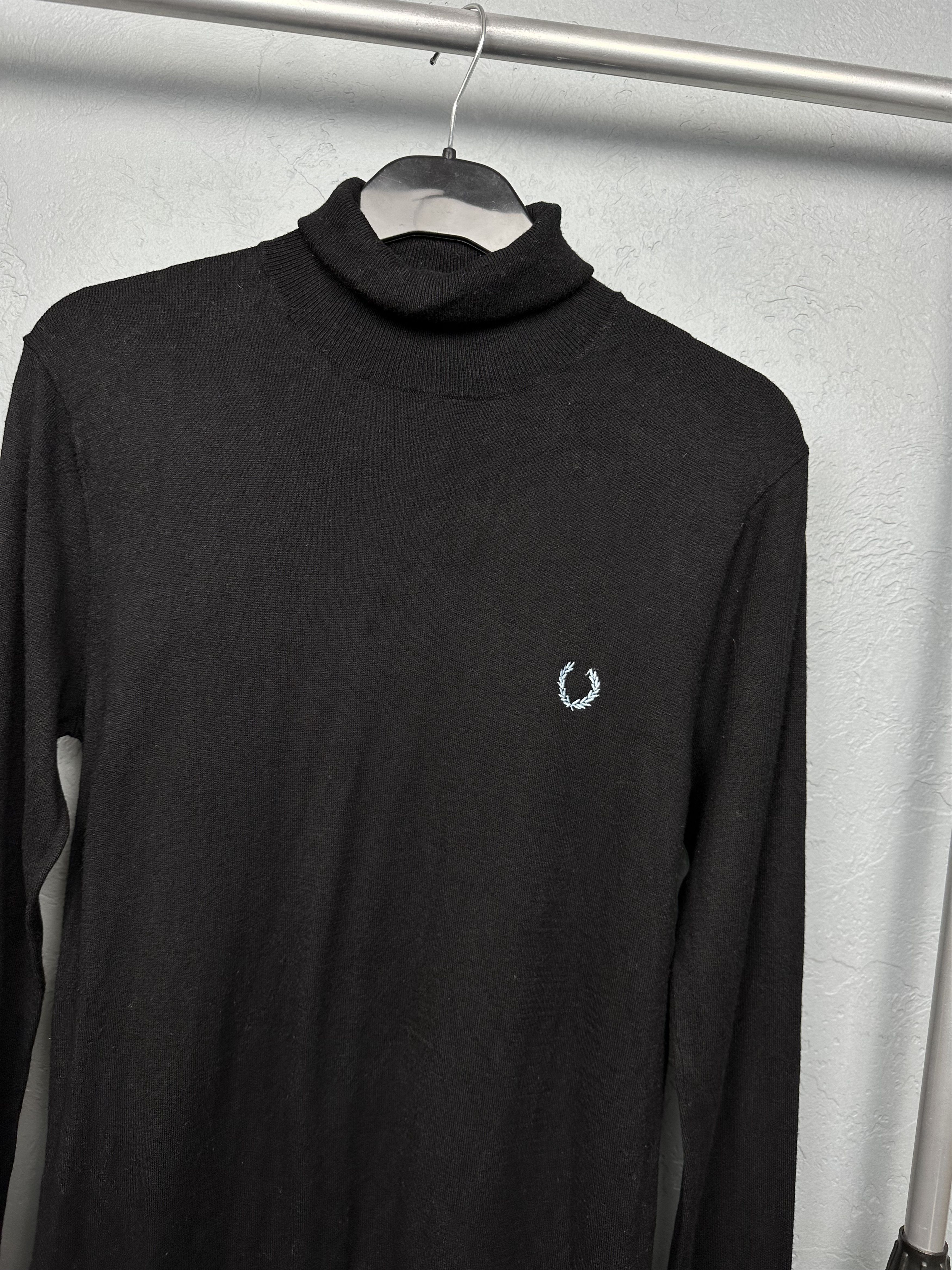 Fred Perry × Raf Simons Raf Simons X Fred Perry High Neck Wool Sweater Size US M / EU 48-50 / 2 - 2 Thumbnail