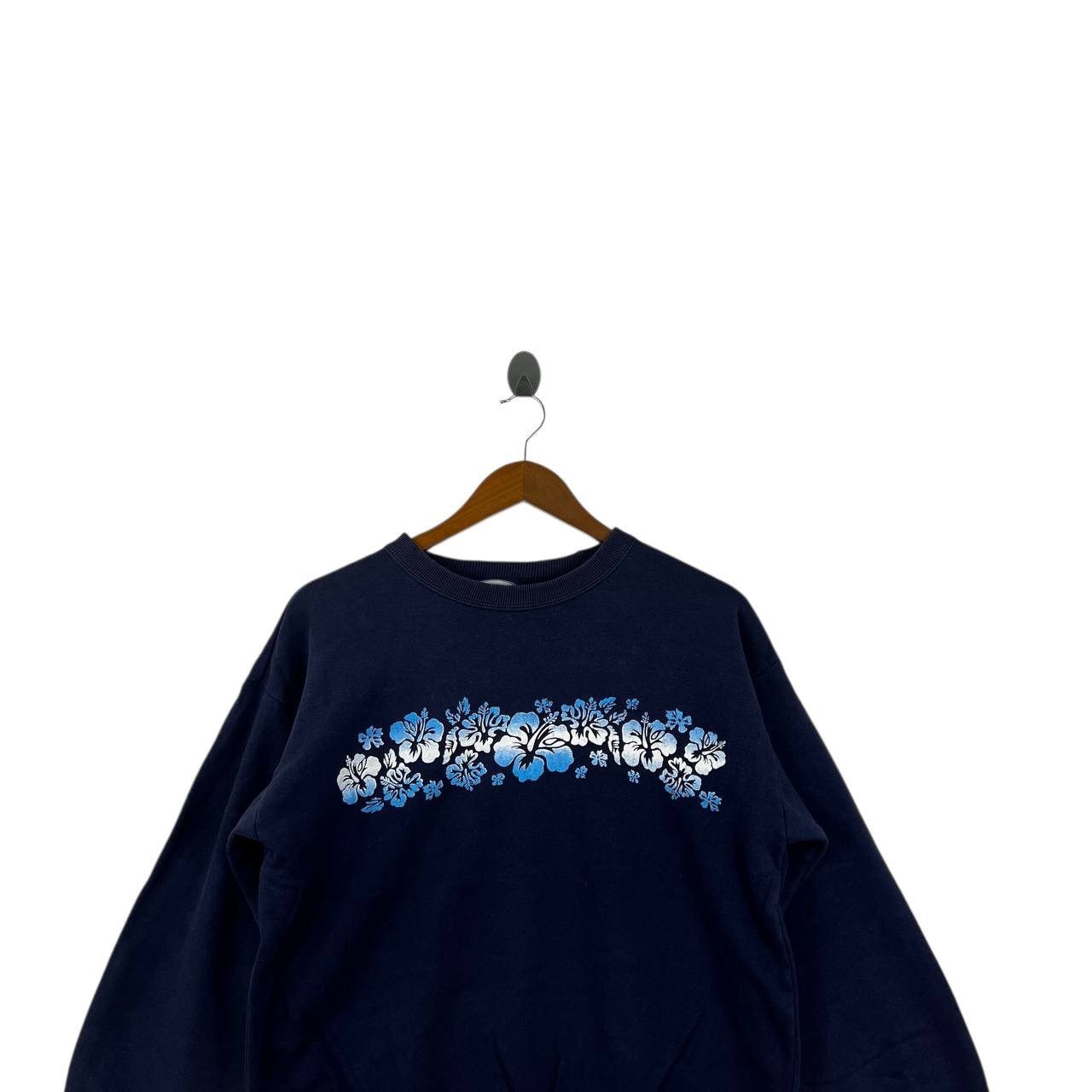 Vintage Vintage SUNNY BOON HIBISCUS Floral Flower Hawaii Sweatshirt Size M / US 6-8 / IT 42-44 - 2 Thumbnail