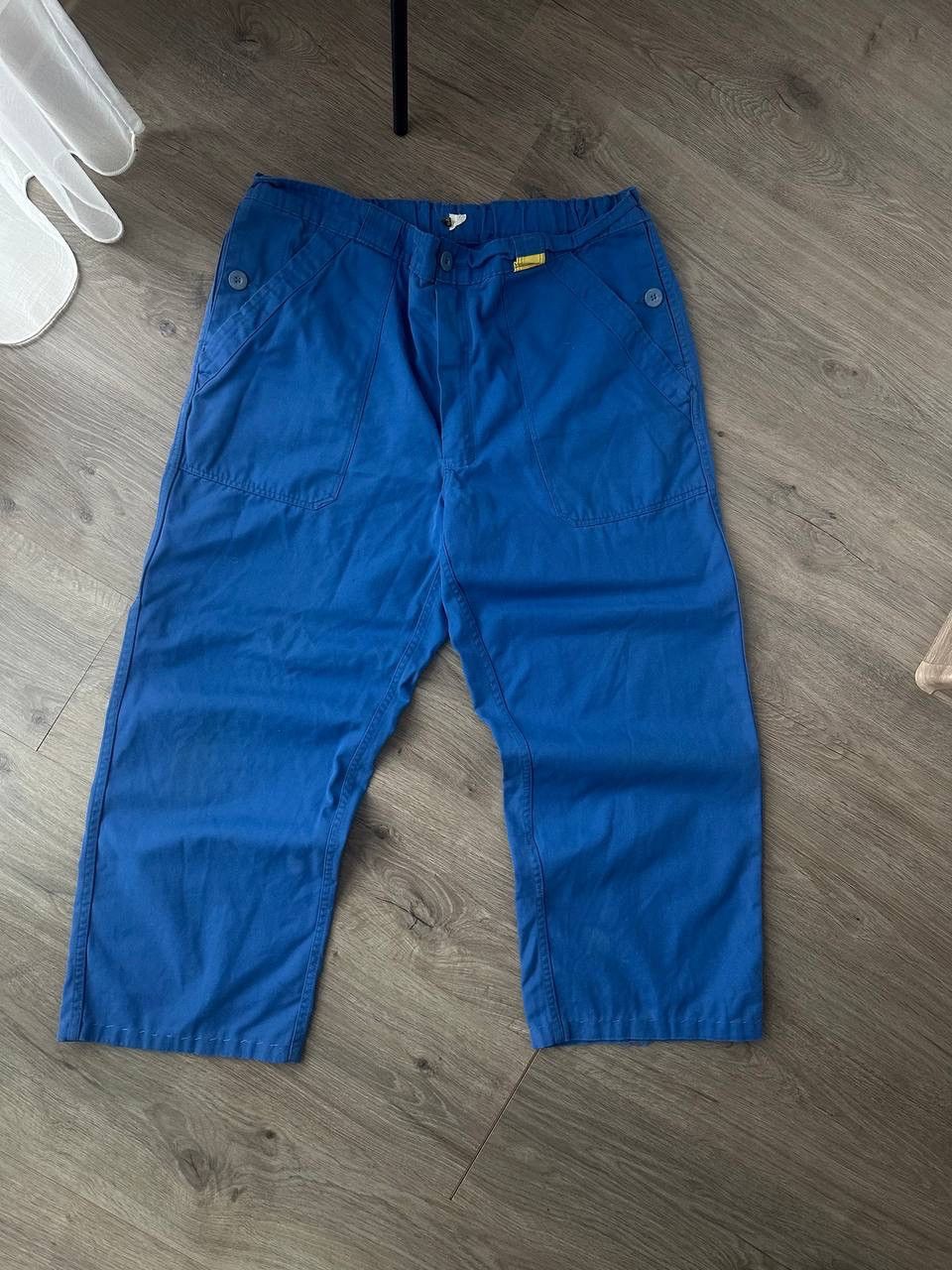 Japanese Brand × Vintage Vintage Japanese Workwear Blue Universals Surplus Army Pants Size US 34 / EU 50 - 5 Thumbnail