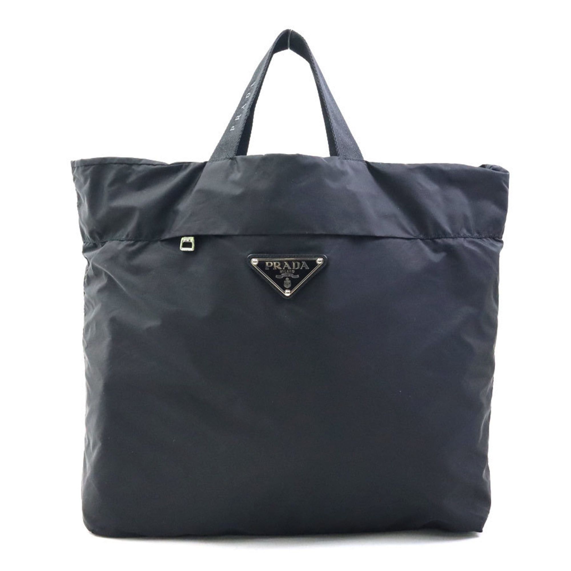 Prada Prada eco bag, nylon, black, unisex, 56531a Size ONE SIZE - 1 Thumbnail