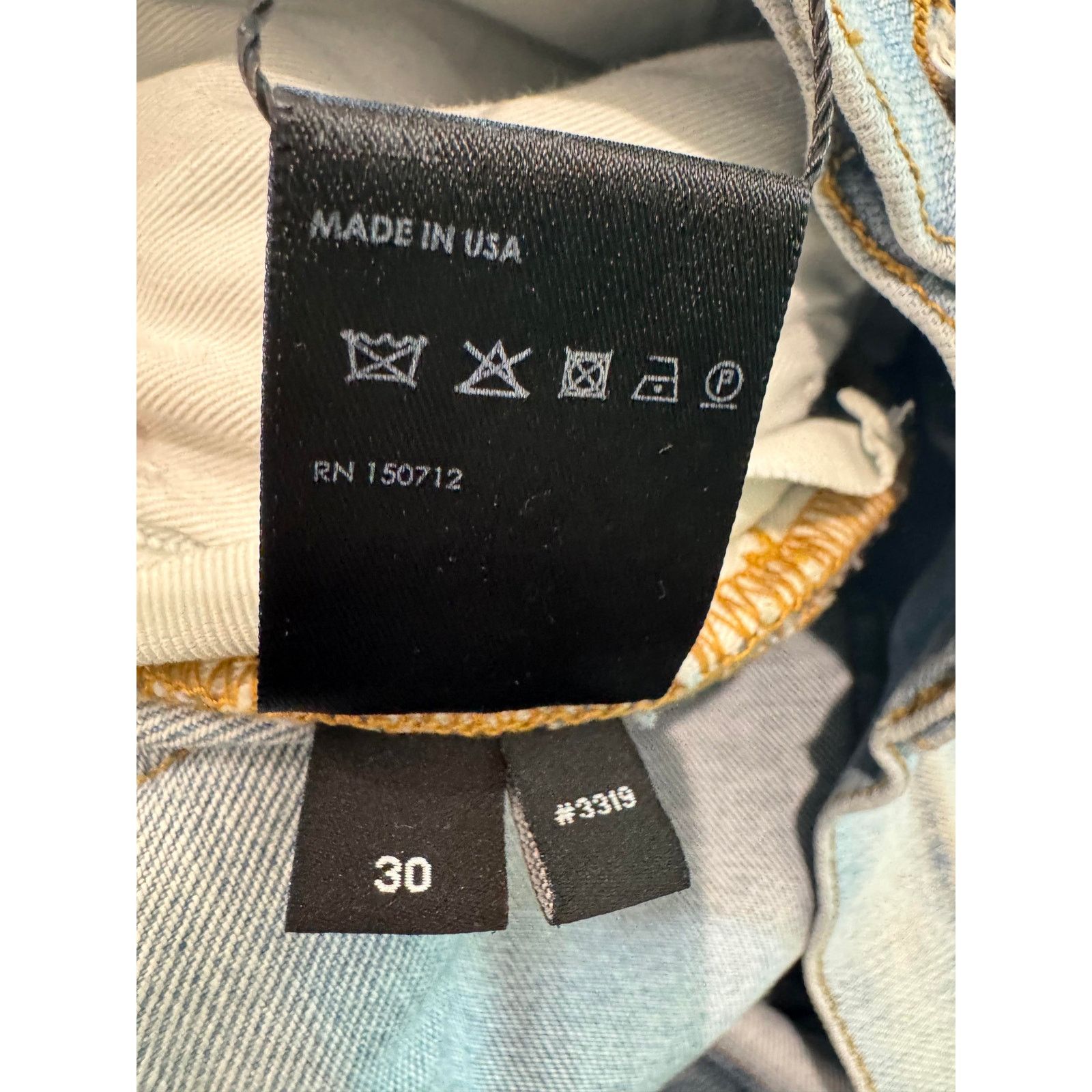 Amiri Amiri Light Wash Blue Chemist Jeans Size US 30 / EU 46 - 11 Thumbnail