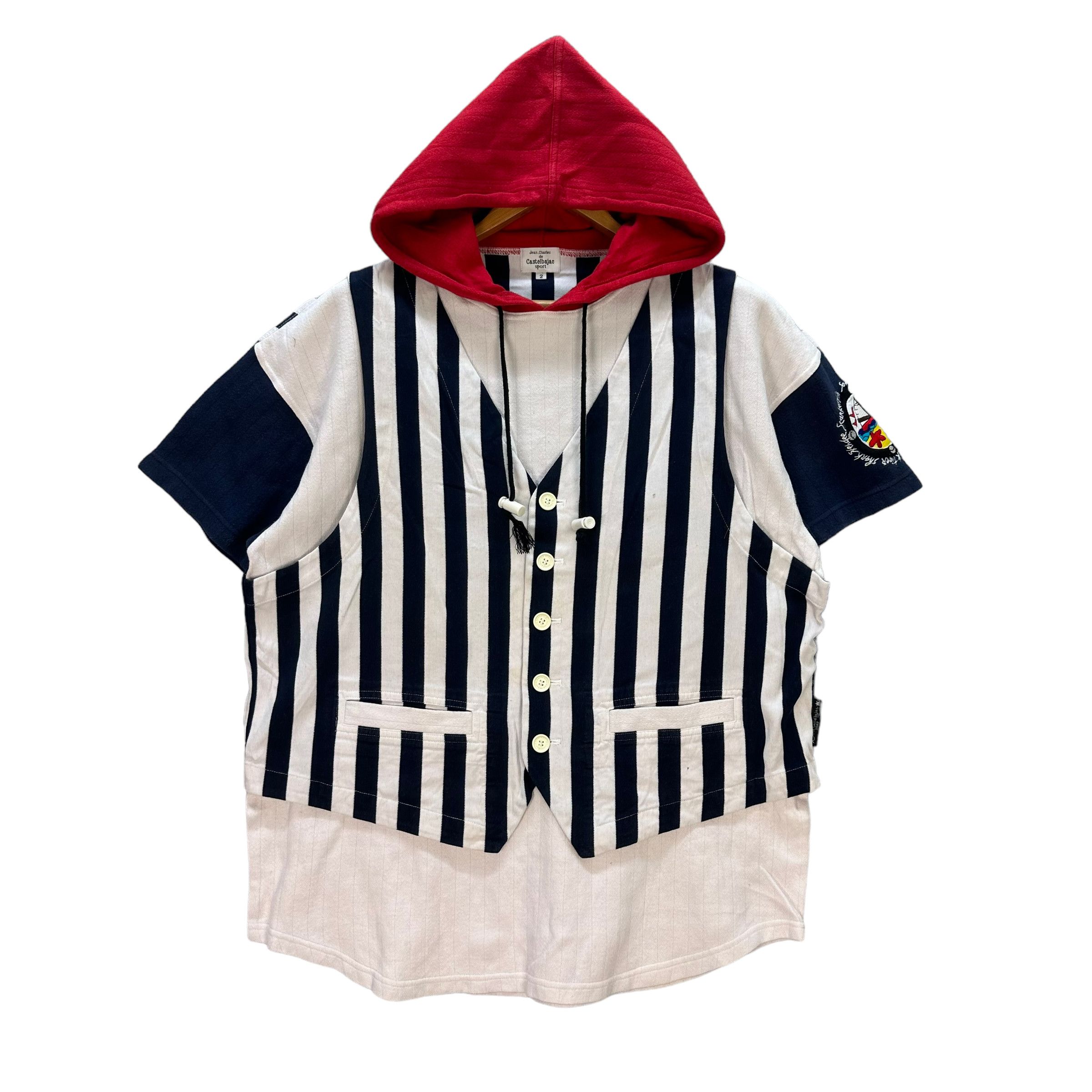 Jean Charles De Castelbajac Jean Charles De Castelbajac Short Sleeve Hoodies #8552-014 Size US M / EU 48-50 / 2 - 1 Thumbnail