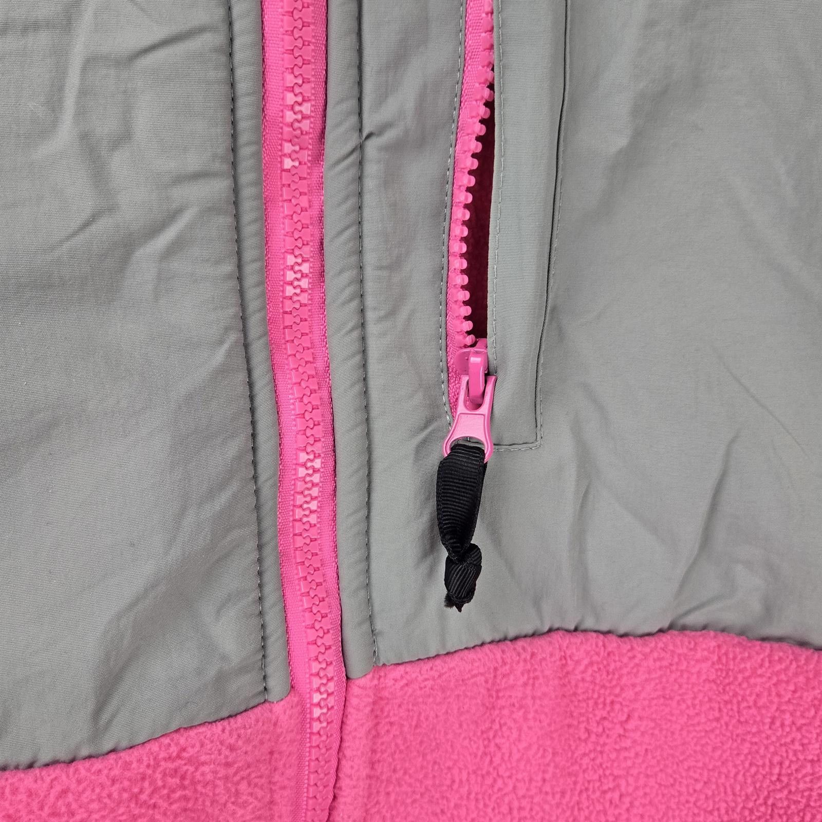 The North Face The North Face Women's Fleece Jacket Pink & Gray Large Size L / US 10 / IT 46 - 12 Thumbnail