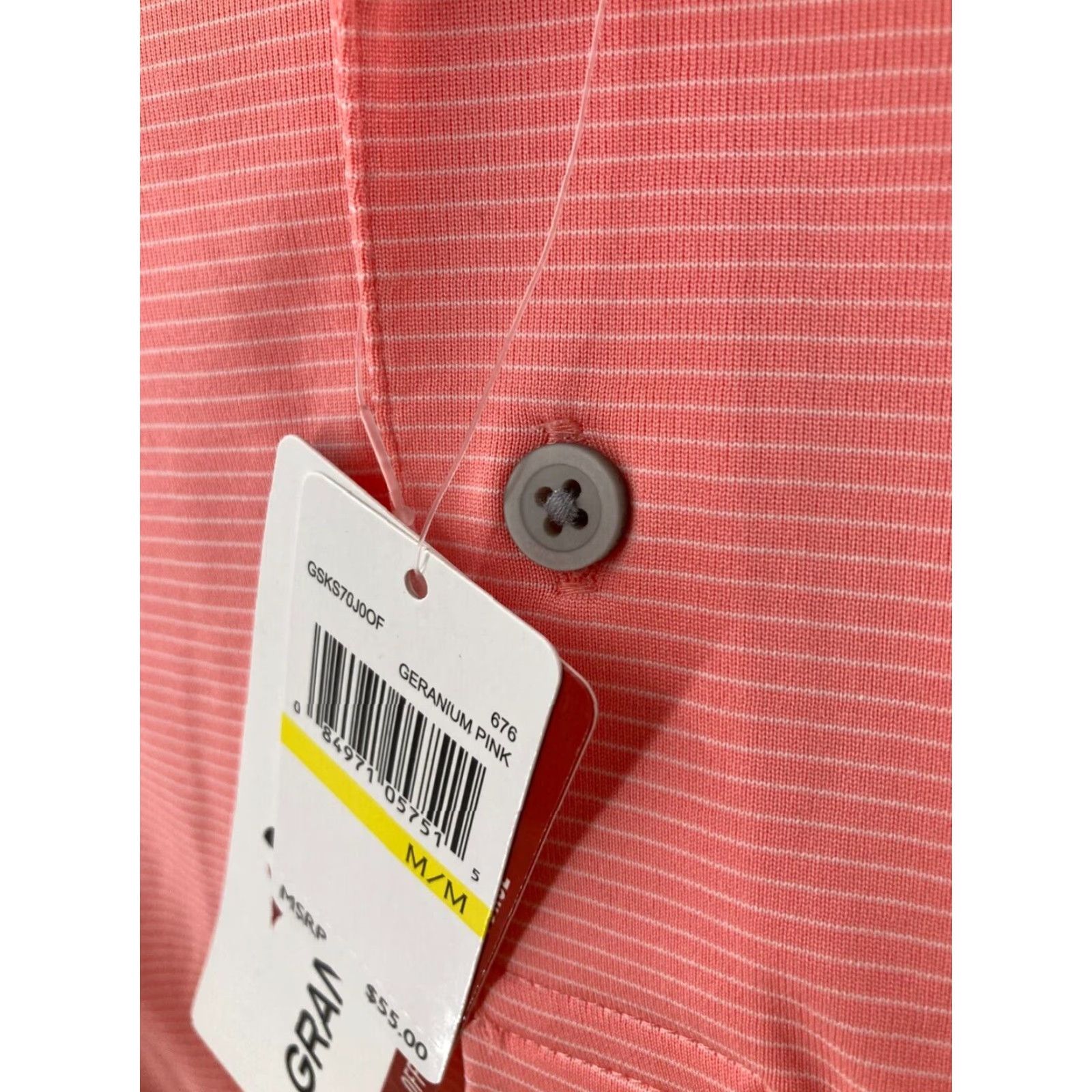 Vintage Grand Slam Mens Polo Shirt M Pink Short Sleeve NWT Size US M / EU 48-50 / 2 - 7 Thumbnail