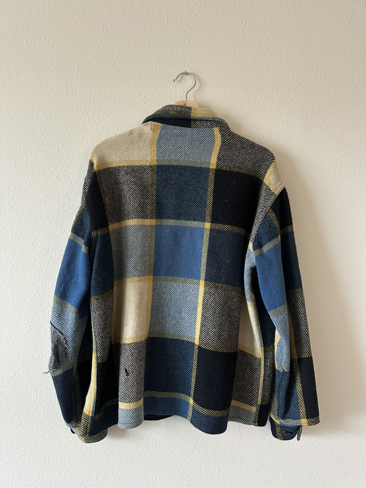Vintage True Vintage 1940’s Buffalo Plaid Flannel Jacket Size US L / EU 52-54 / 3 - 4 Thumbnail