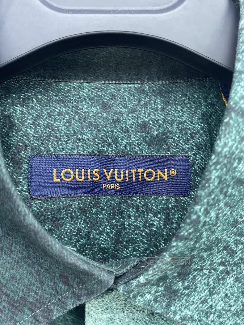 Louis Vuitton Louis Vuitton Green Tie Dye Gradient Long Sleeve Shirt Size US M / EU 48-50 / 2 - 6 Thumbnail