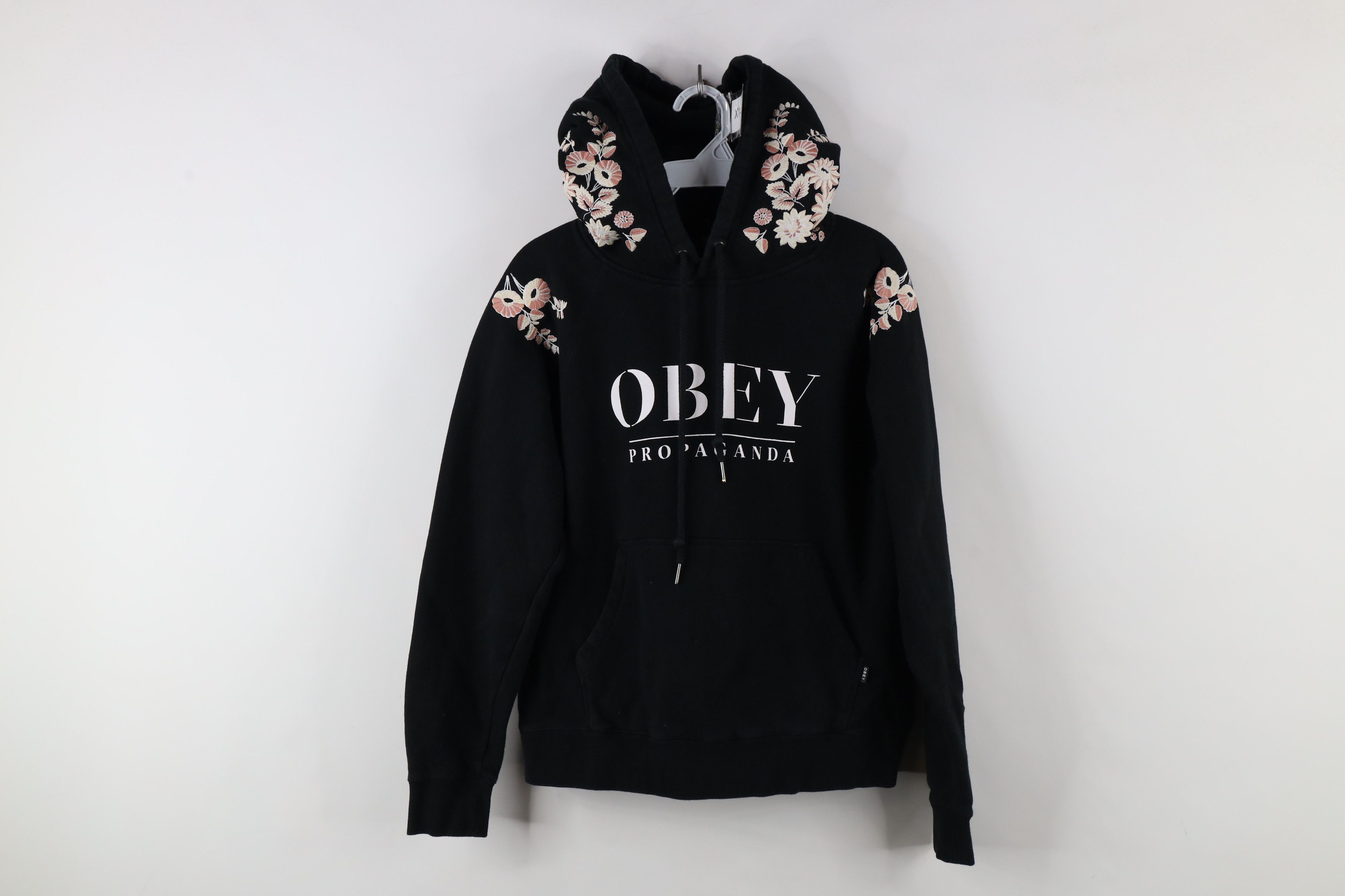 Obey Vintage Vintage Obey Propaganda Spell Out Flower Hoodie Sweatshirt Grailed