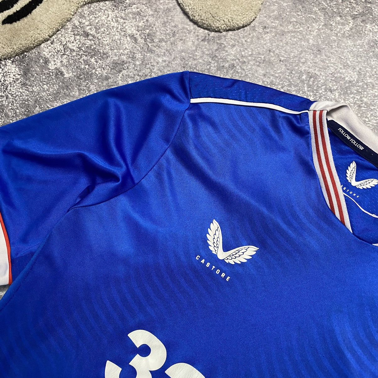 Castore × Vintage Men’s Castore FC Rangers Team soccer Rare jersey Size US L / EU 52-54 / 3 - 4 Thumbnail