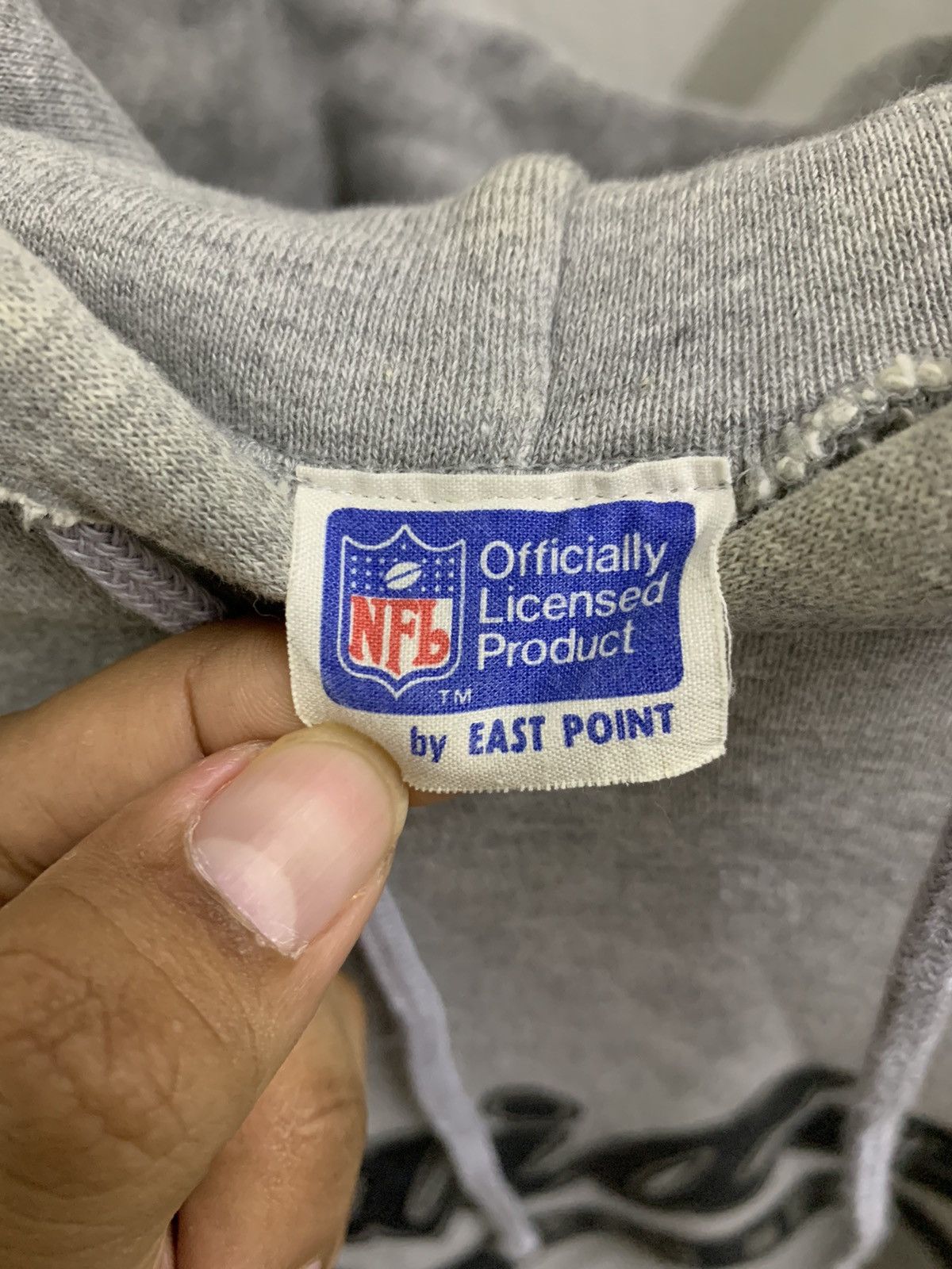 NFL VINTAGE RAIDERS TEAM NFL SPELLOUT HOODIE Size US L / EU 52-54 / 3 - 3 Thumbnail