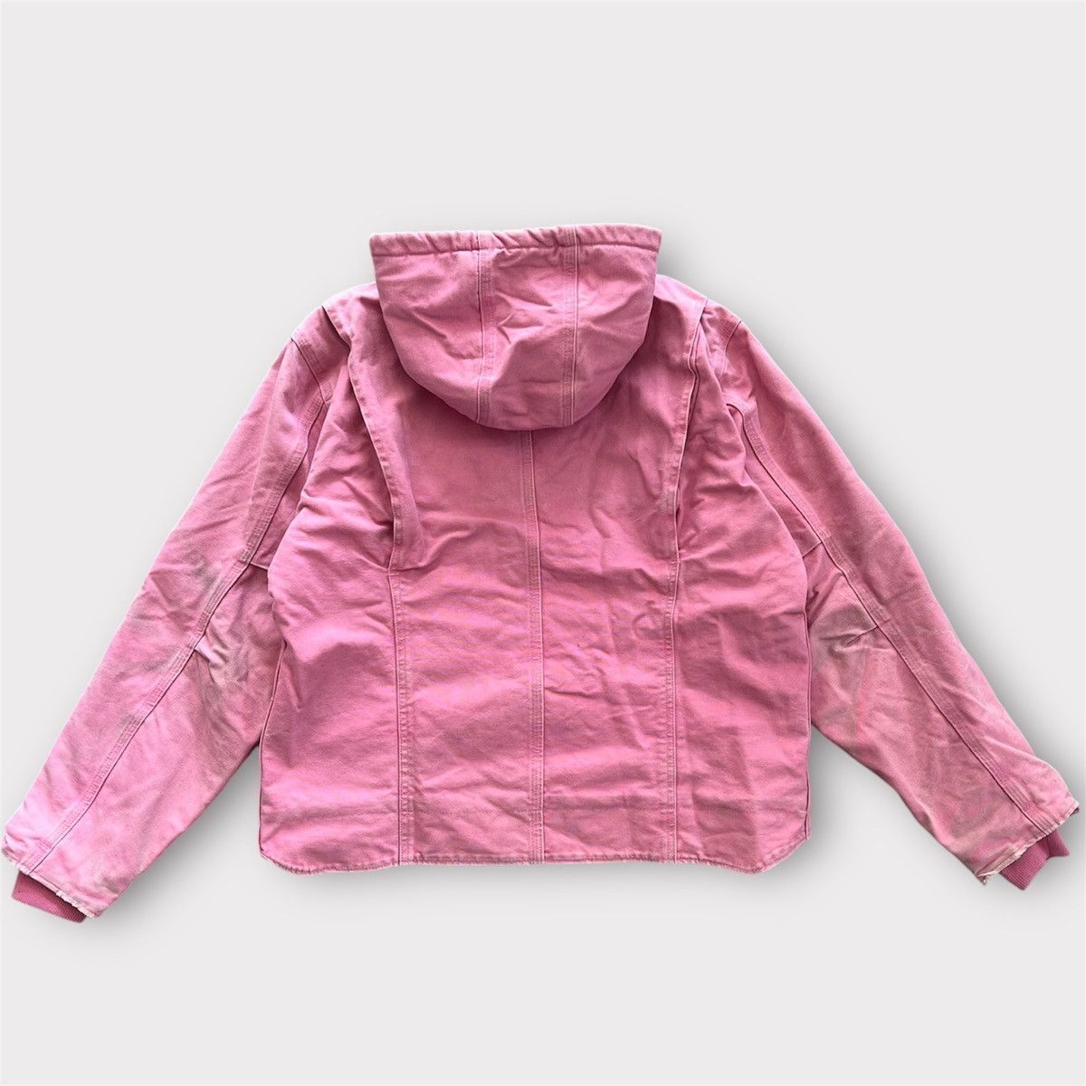 Carhartt Vintage J141 PKR Faded Carhartt Rose Detroit Hoodie Jacket Size US L / EU 52-54 / 3 - 2 Thumbnail