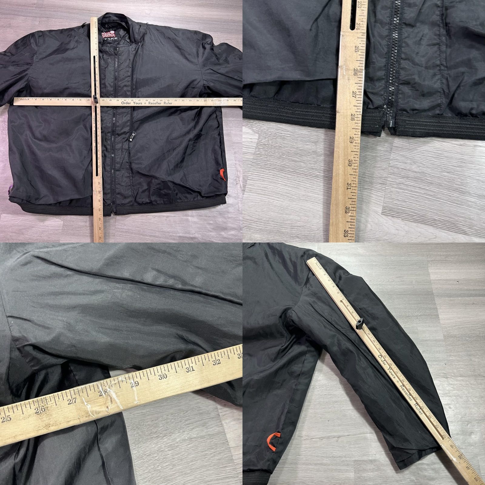 Vintage Tour Master Jacket Mens 3XL Black Intake Quilted Liner Full Zip Motorcycle Size US XXL / EU 58 / 5 - 8 Thumbnail