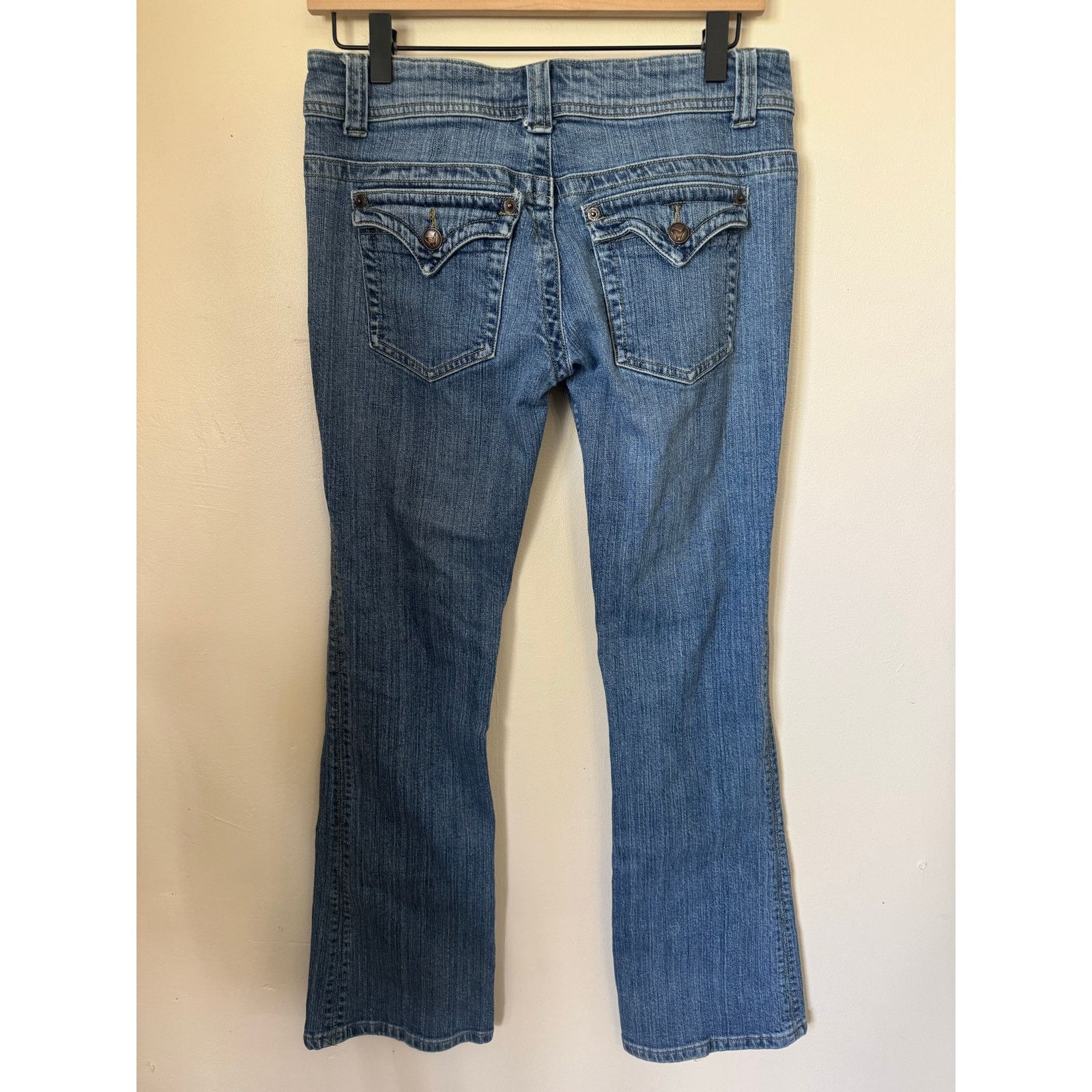 Other Vintage Y2K Wet Seal Low Rise Flare Jeans Size 5 Short Size 27" / US 4 / IT 40 - 3 Thumbnail