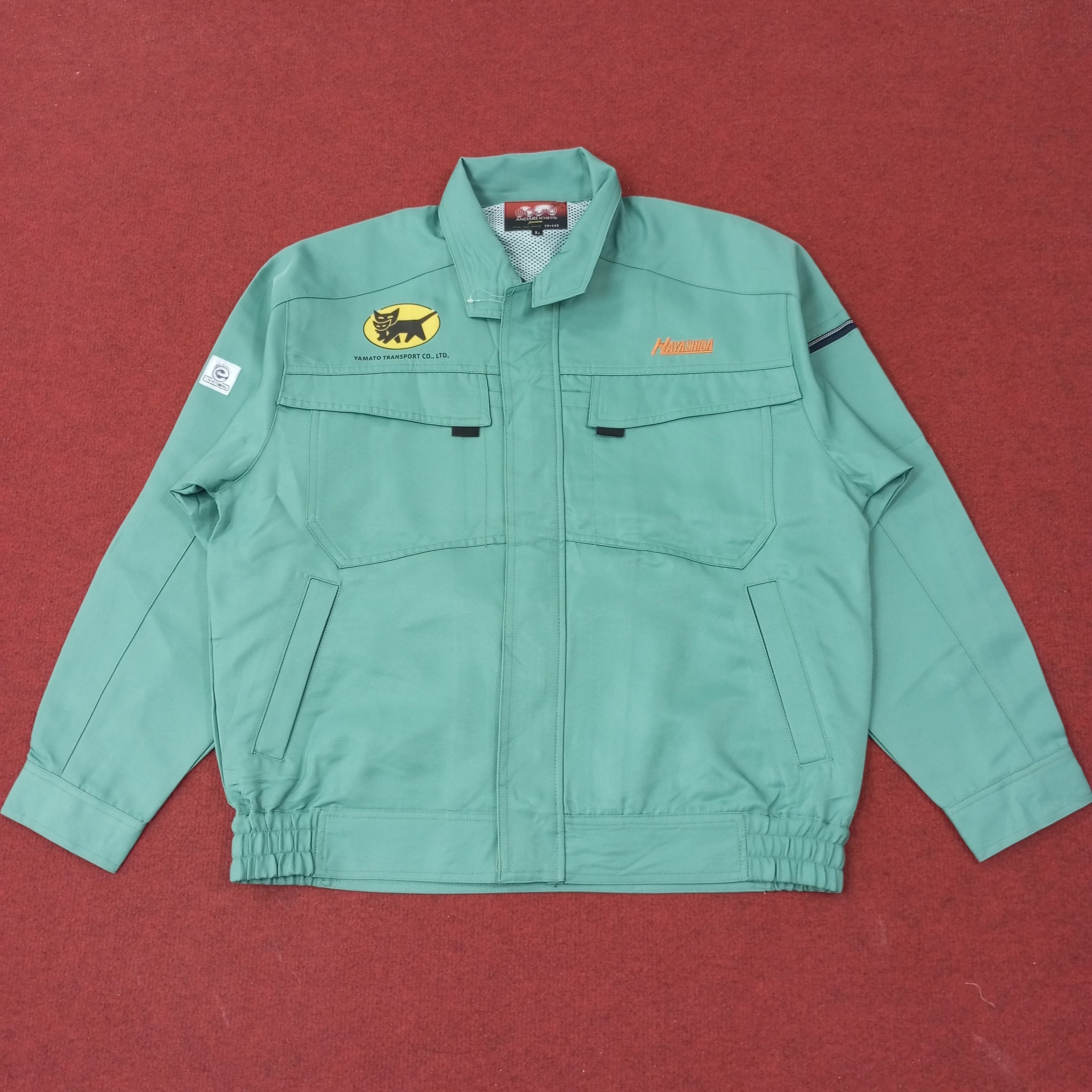 Vintage Yamato Transport Japanese Workwear Custom Jacket c251n21 Size US L / EU 52-54 / 3 - 3 Thumbnail