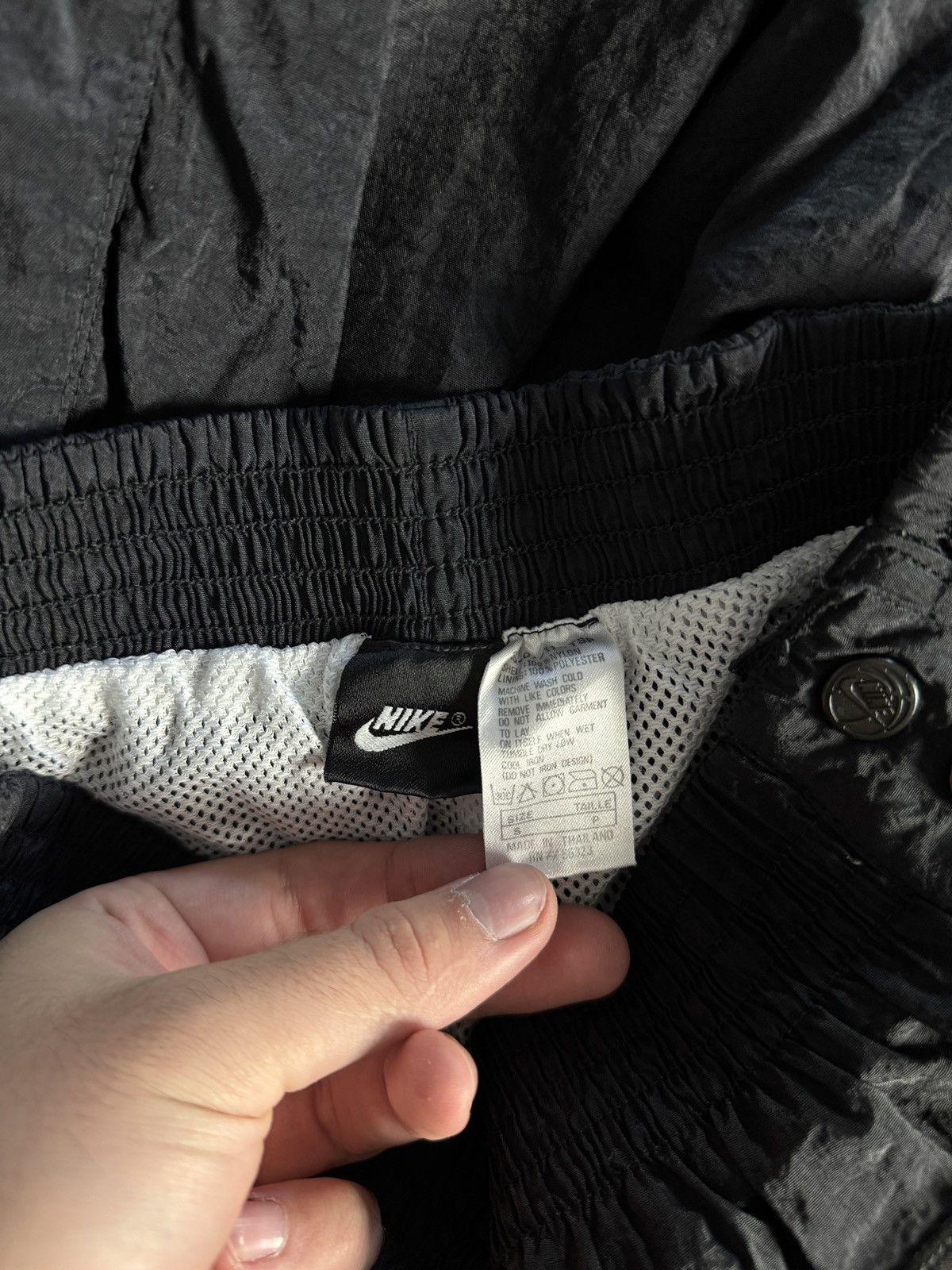 Nike Vintage 90s Nike Tearaway Nylon Track Pants Snap Button Sz S Size US 32 / EU 48 - 8 Thumbnail
