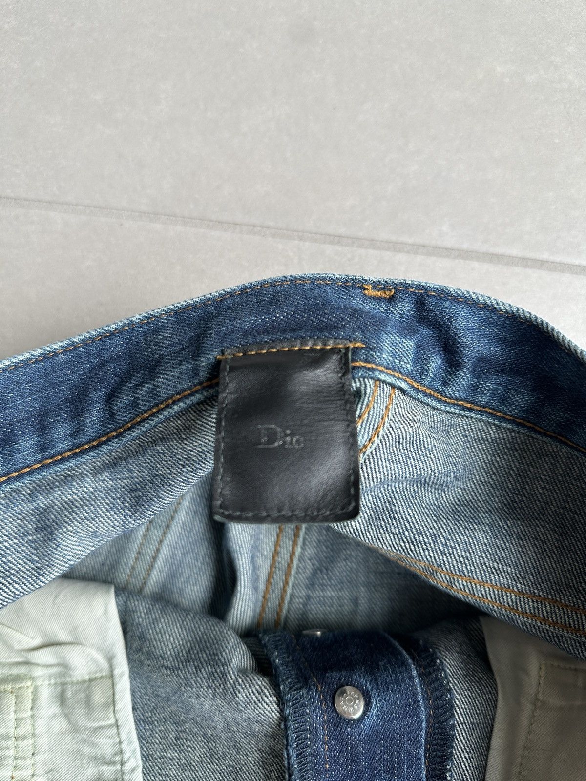 Dior × Hedi Slimane Dior Homme AW03 “LUSTER” MIJ Washed Denim Size US 30 / EU 46 - 9 Thumbnail