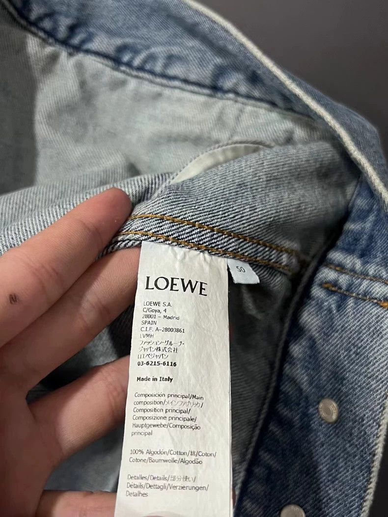 Loewe LOEWE Embroidered Logo denim jacket Size XL / US 12-14 / IT 48-50 - 5 Thumbnail