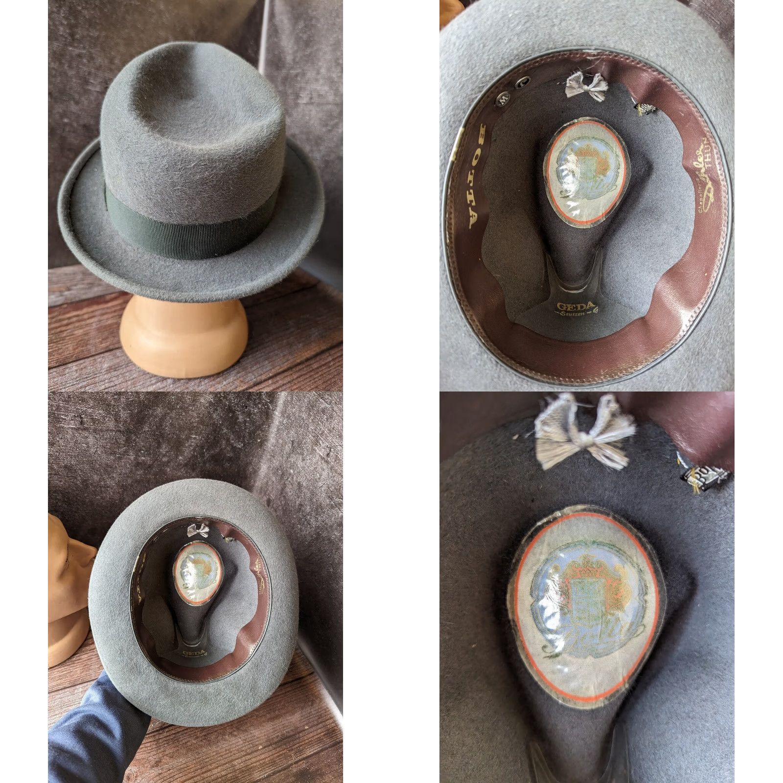 Vintage VINTAGE Botta Switzerland Fedora Hat gray size 55 Mens Womens? Size ONE SIZE - 8 Thumbnail