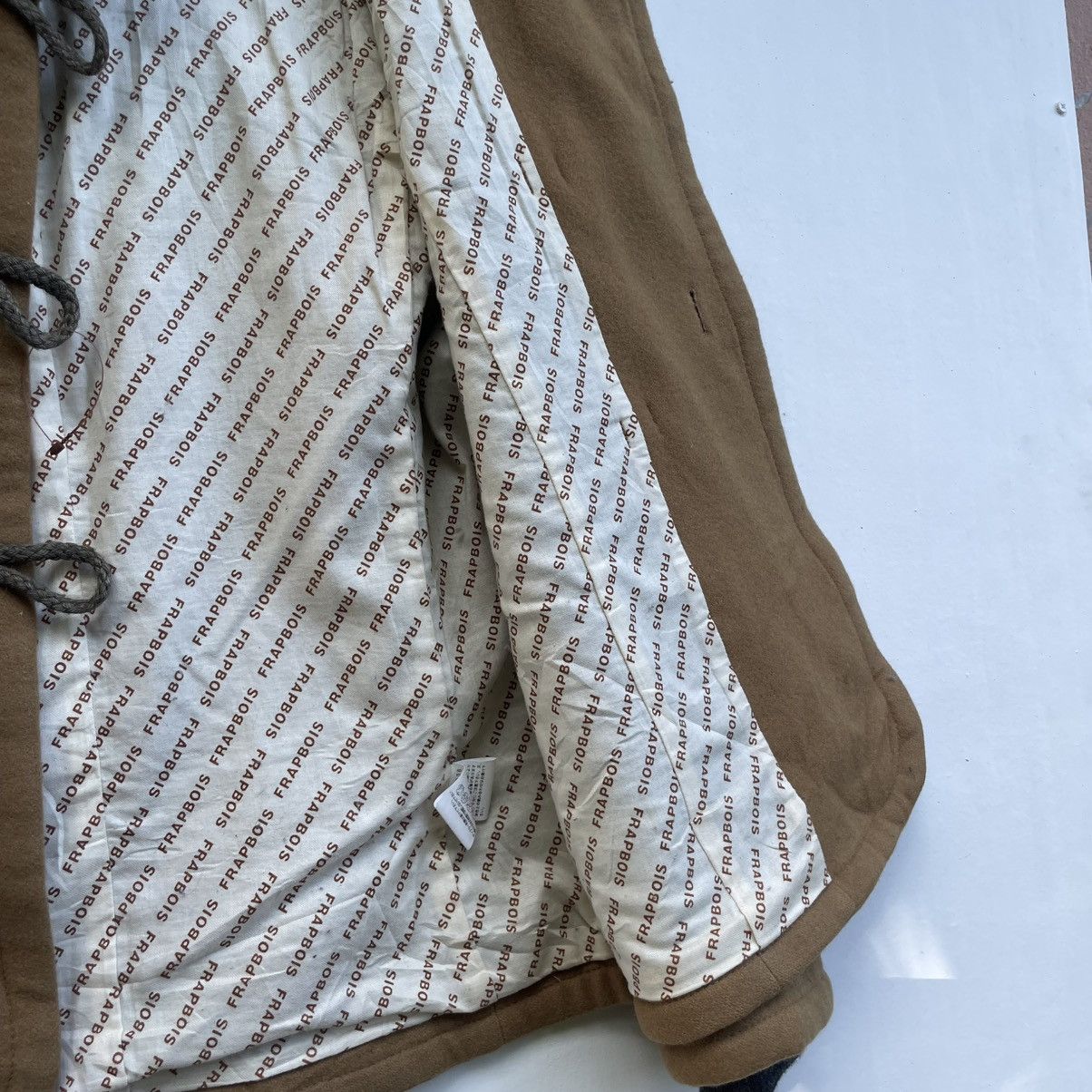 Designer × Issey Miyake × Japanese Brand 💥Vintage Frapbois Toggles Button Jacket Monogram Lining Size S / US 4 / IT 40 - 6 Thumbnail