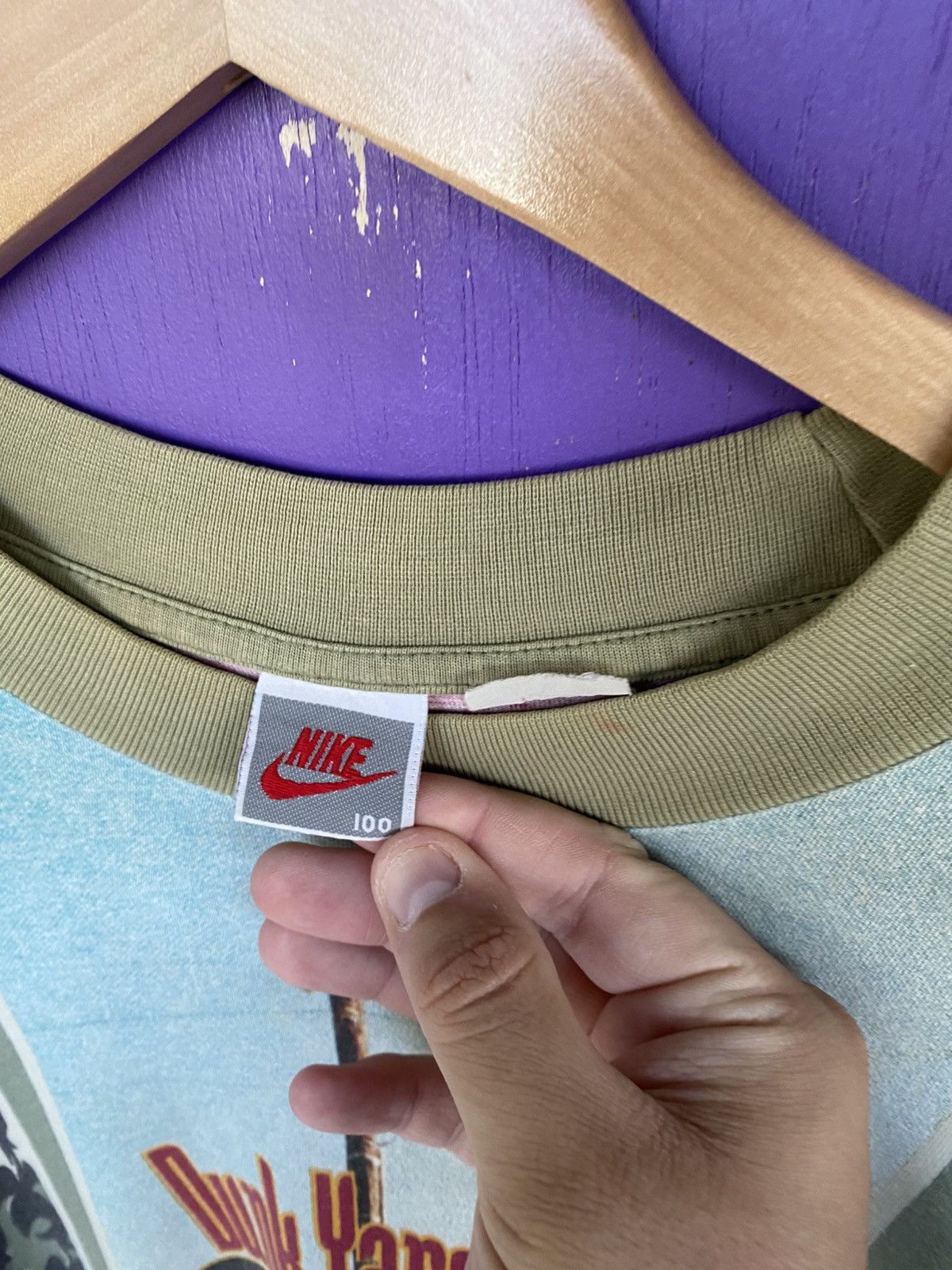 Nike Vintage 90s Nike dunk yard daze foul free apparel AOP tee Size US XL / EU 56 / 4 - 4 Thumbnail