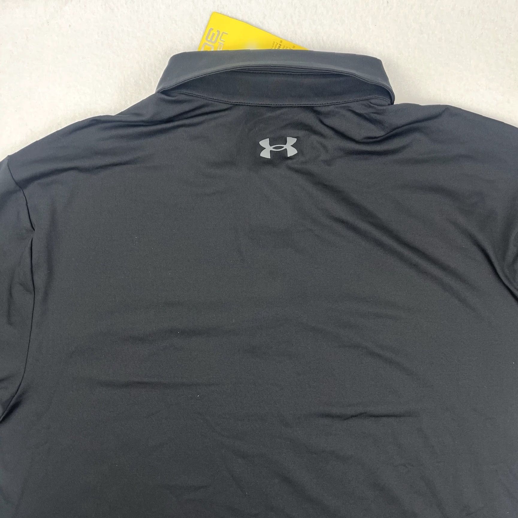 Under Armour Under Armour Golf Polo Shirt Mens L Black Heatgear Loose Polo Short Sleeve Logo Classic performance/Activity Golf Size US L / EU 52-54 / 3 - 6 Thumbnail