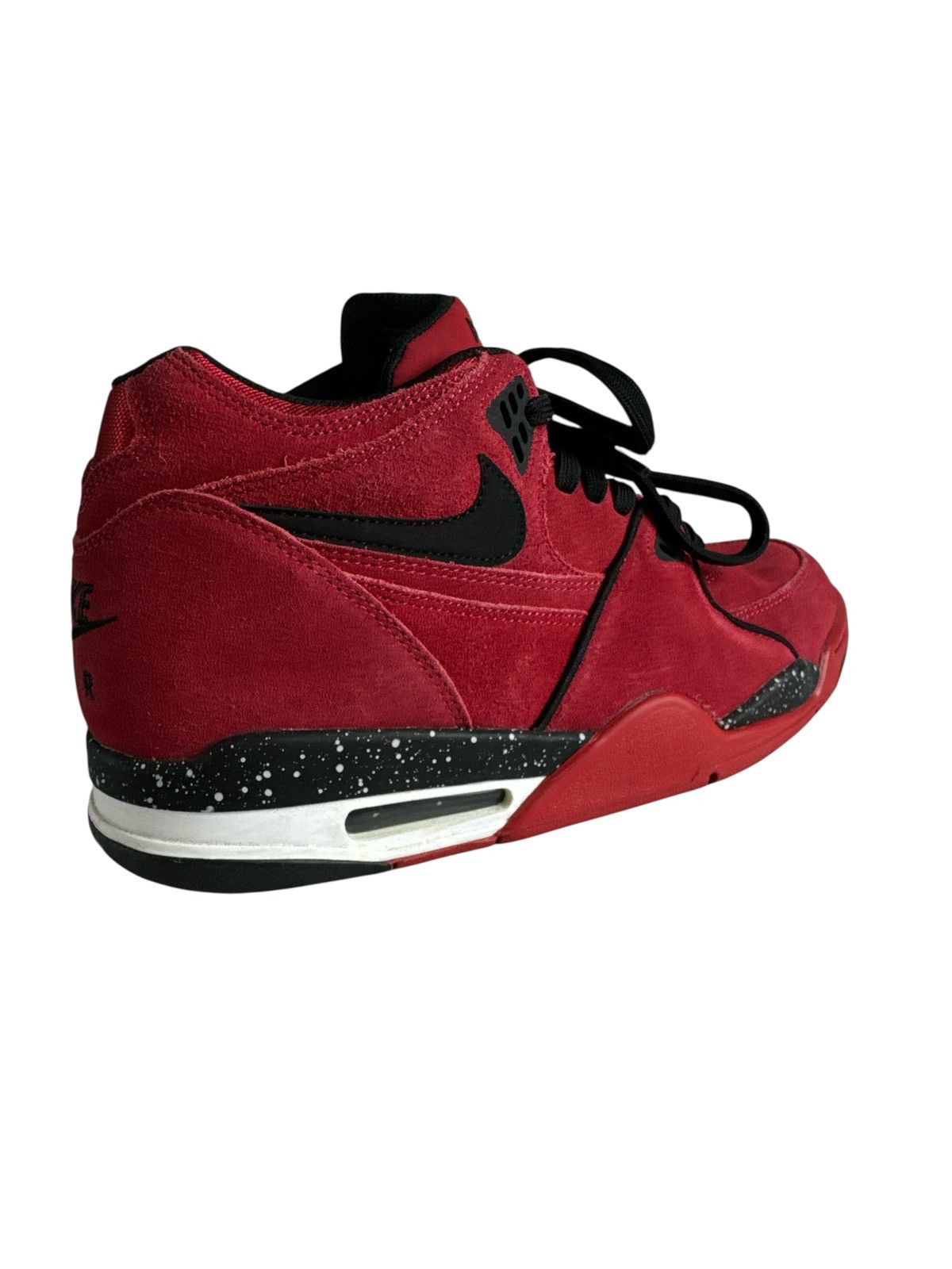 Nike 2014 Nike Air Flight 89 Red Suede Sneaker US 11 306252-600 Size US 11 / EU 44 - 3 Thumbnail