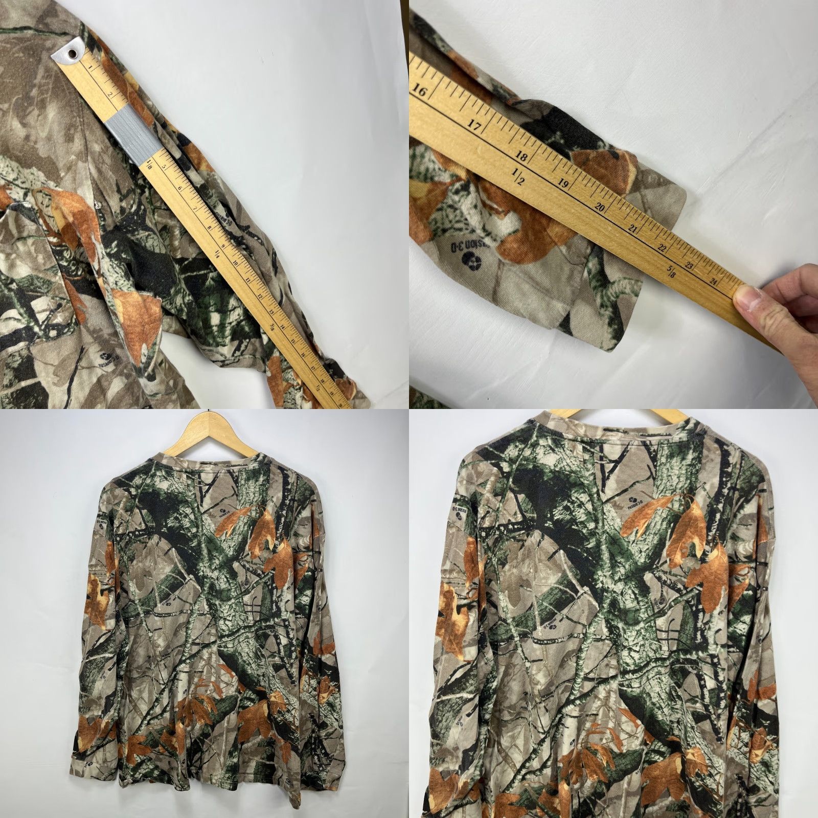Vintage VINTAGE Real Tree Camo Long Sleeve Shirt 3XL Size US XXL / EU 58 / 5 - 8 Thumbnail