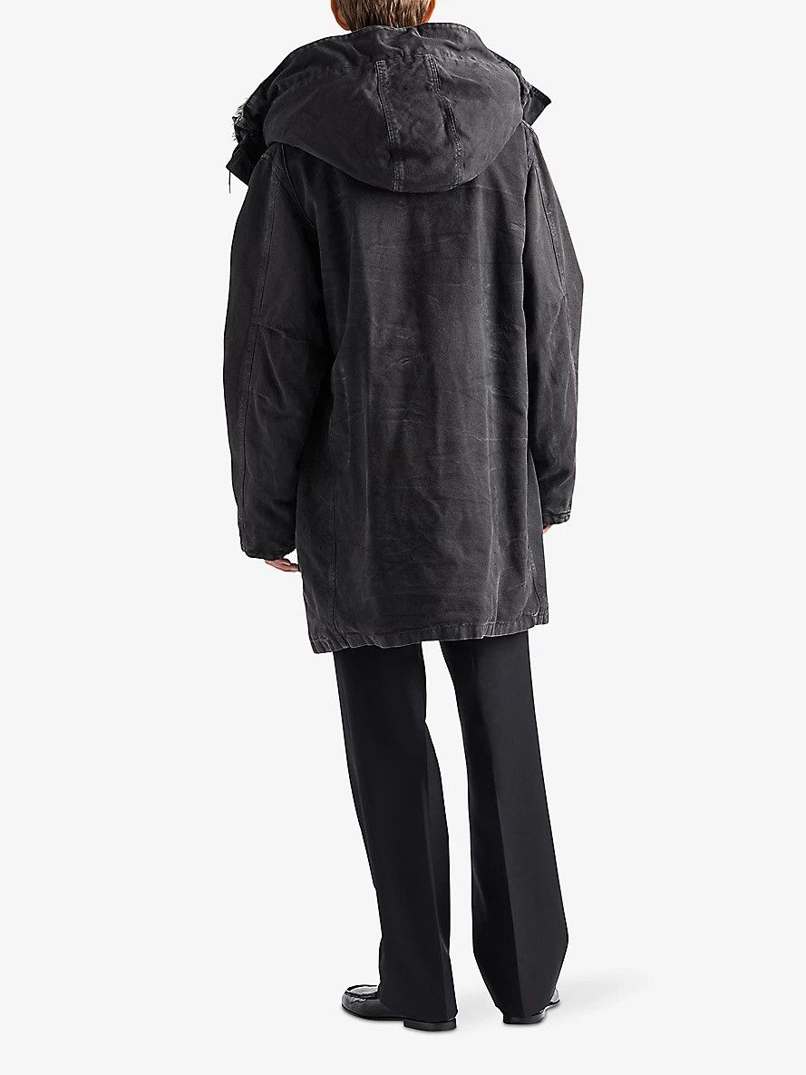 Prada o1bcso1str1025 Canvas Jacket in Black Size US L / EU 52-54 / 3 - 4 Thumbnail