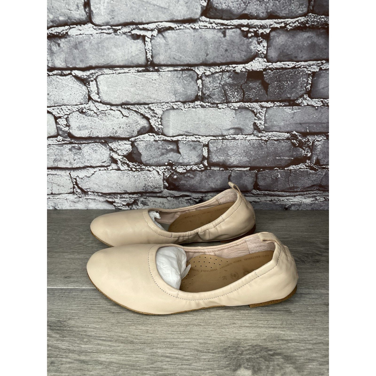 Other 1. State Skylar Ivory Leather Round Ballet Flats Shoes Women Size US 8.5 / IT 38.5 - 15 Thumbnail