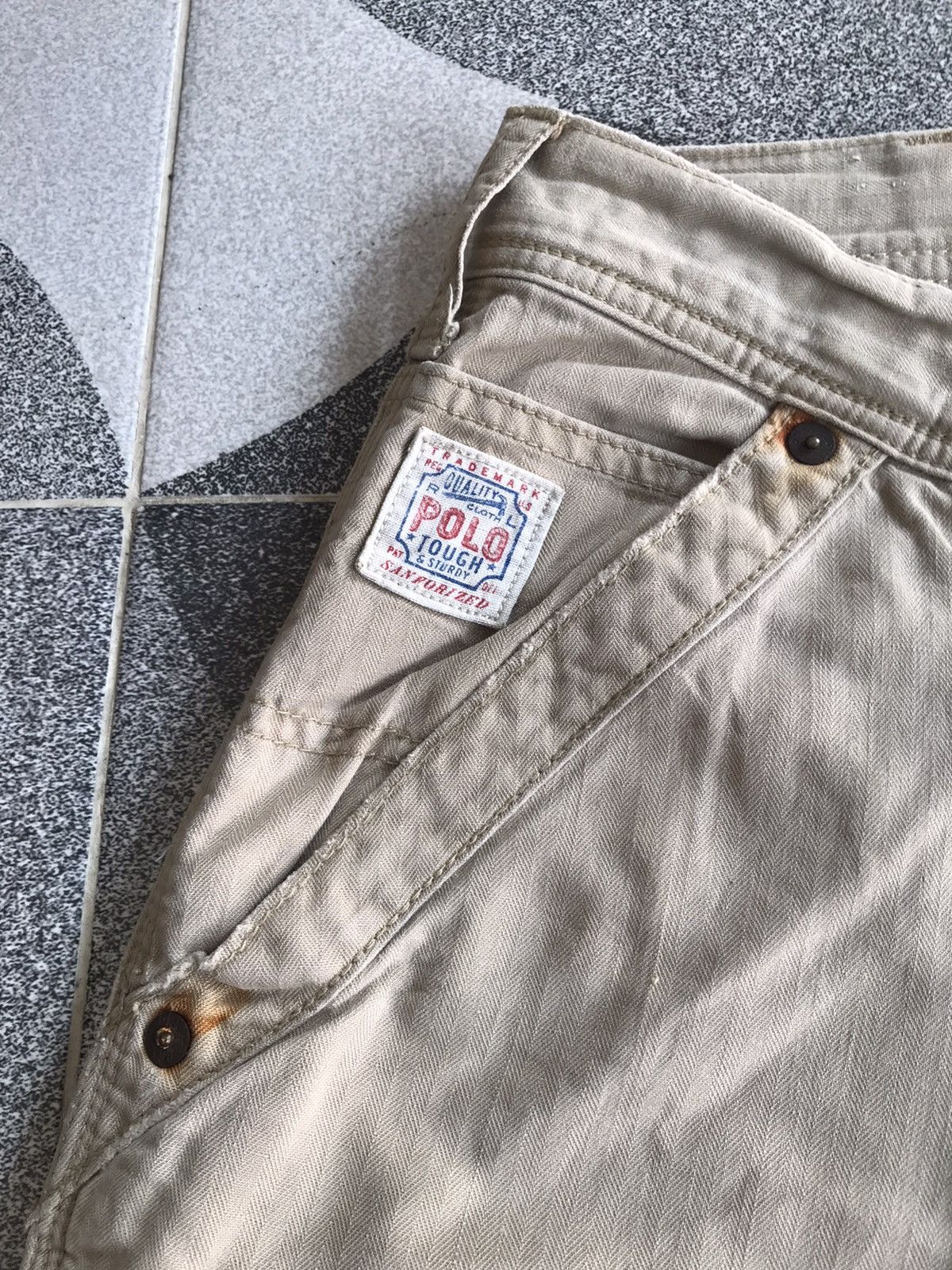 Polo Ralph Lauren Vintage Polo Ralph Lauren Sanforized Carpenter Shorts Size US 32 / EU 48 - 3 Thumbnail