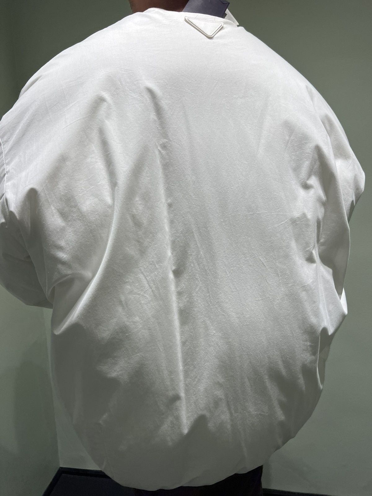 Prada $3.3K VALUE RUNWAY Down Jacket in white Size US XL / EU 56 / 4 - 6 Thumbnail