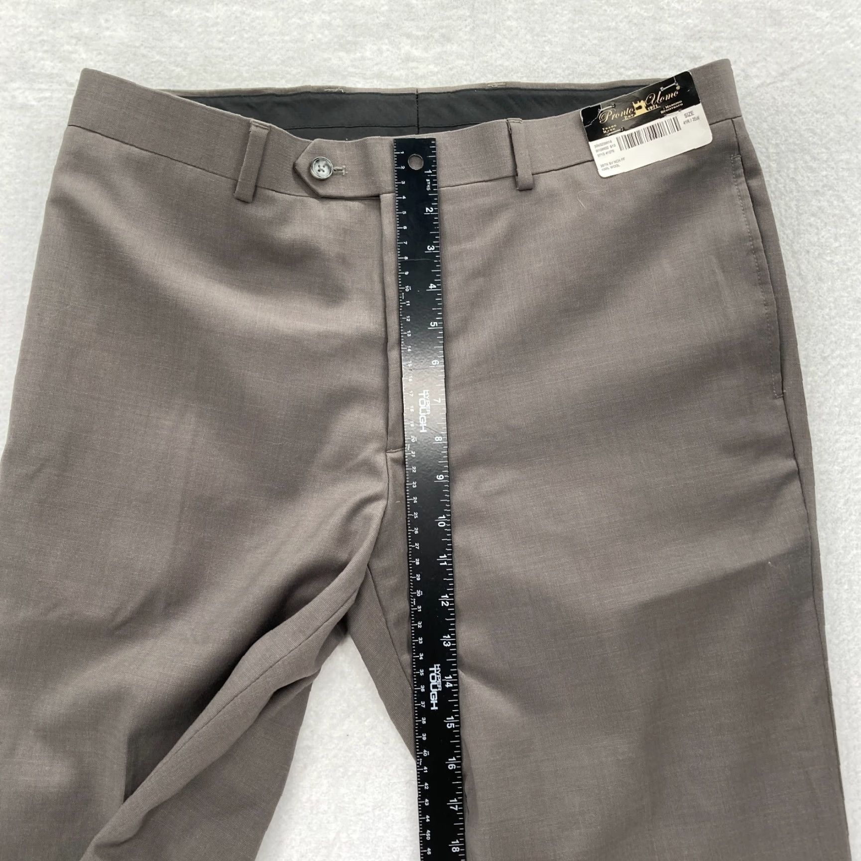 Pronto Uomo Pronto Uomo Mens 41 Brown 100% Wool Dress Pants Slim Straight Leg Unhemmed NWT Dress Pants Mens Brown Wool Slim Straight NWT Unhemmed 41 Size US 41 - 7 Thumbnail
