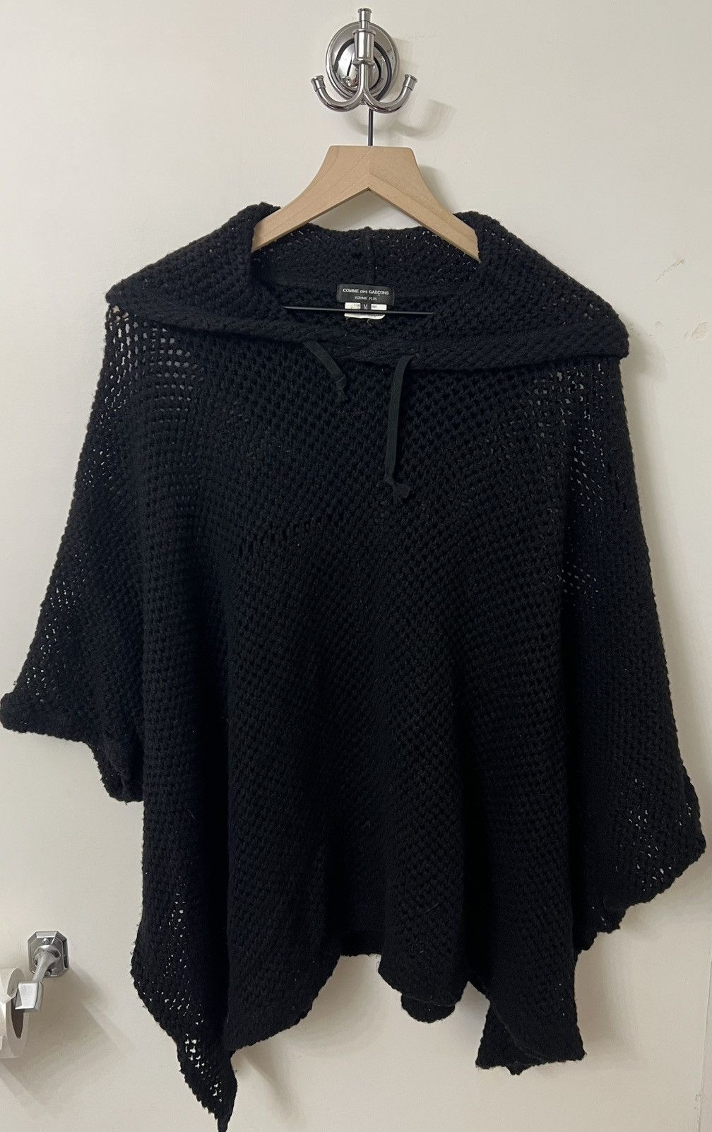 Comme des Garcons × Comme des Garcons Homme Plus CDG Homme Plus Knit Poncho Size US M / EU 48-50 / 2 - 1 Thumbnail