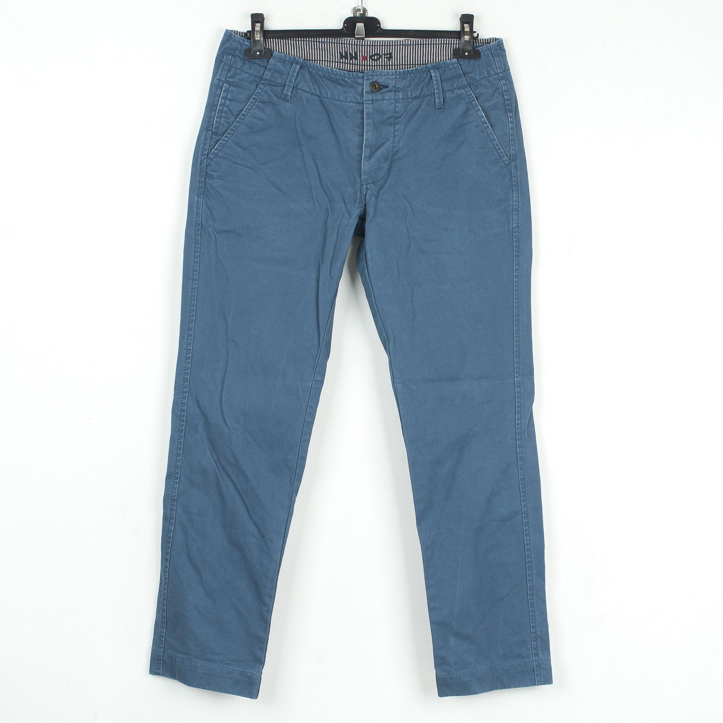 NN07 NN 07 Men W32 L32 Chinos Pants Trousers Smart Work Blue Size US 32 / EU 48 - 1 Thumbnail