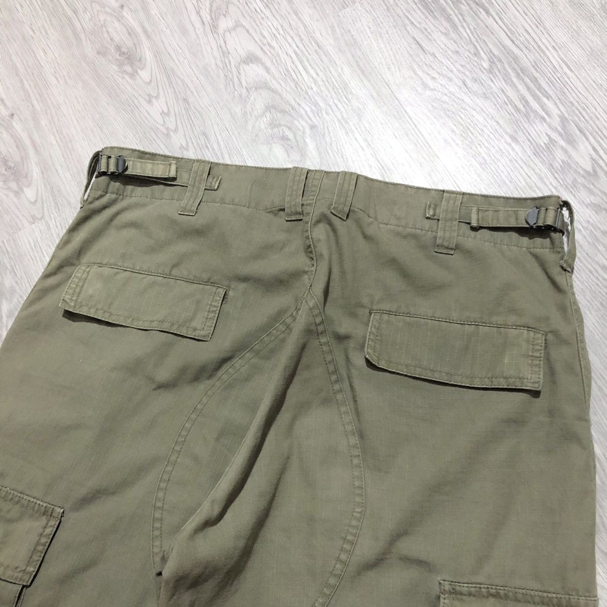 Wtaps 🇯🇵 2000s Wtaps Trousers Cotton Ripstop Cargo Pants Green Army Size US 34 / EU 50 - 13 Thumbnail
