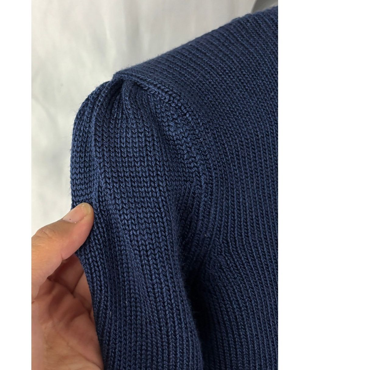 Banana Republic Banana Republic Women's Mixed-Stitch Crew Sweater XS Blue Size XS / US 0-2 / IT 36-38 - 10 Thumbnail