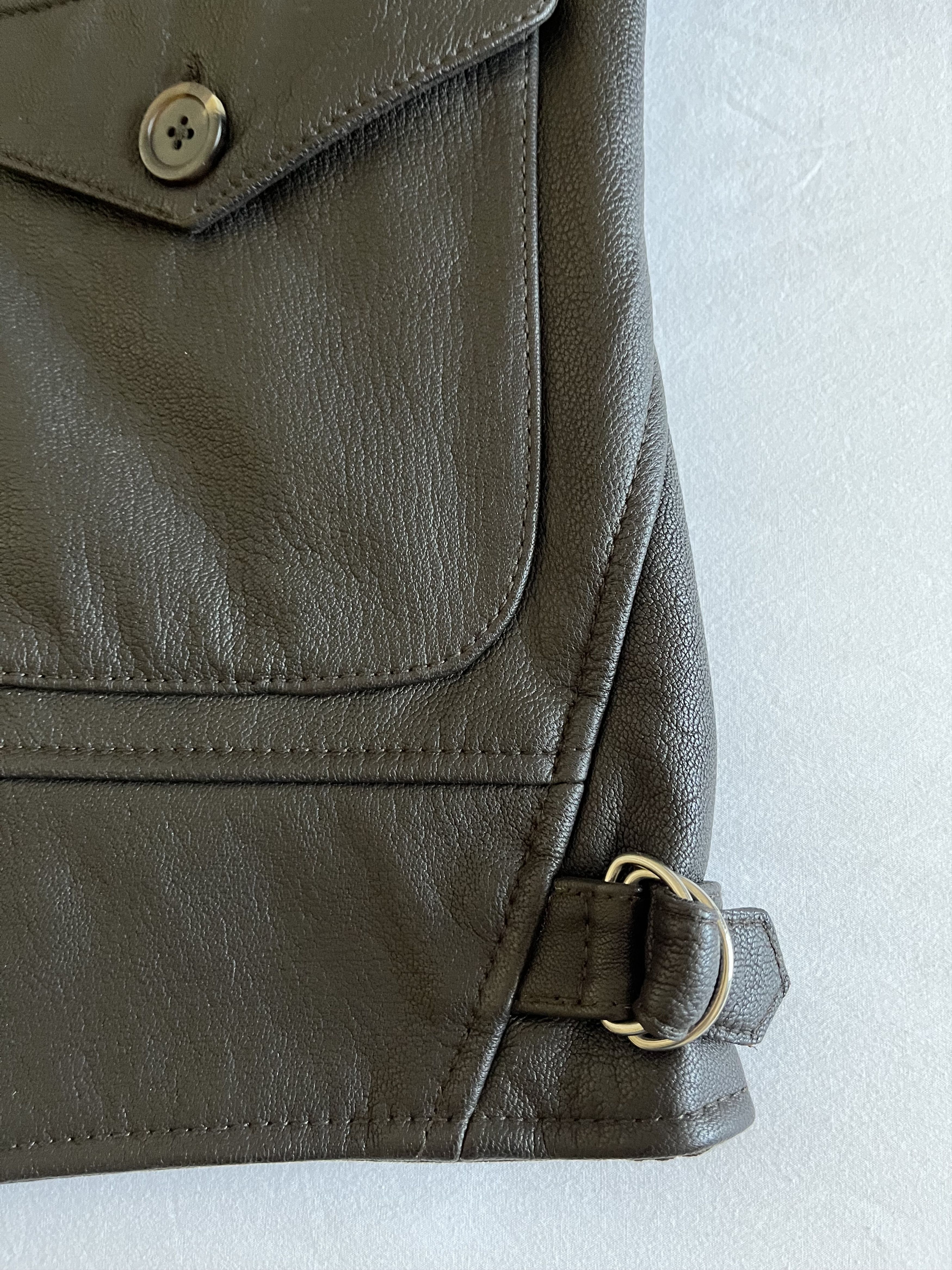 Other 1930 Repro Cossack Jacket Real Goatskin Leather Size US S / EU 44-46 / 1 - 4 Thumbnail