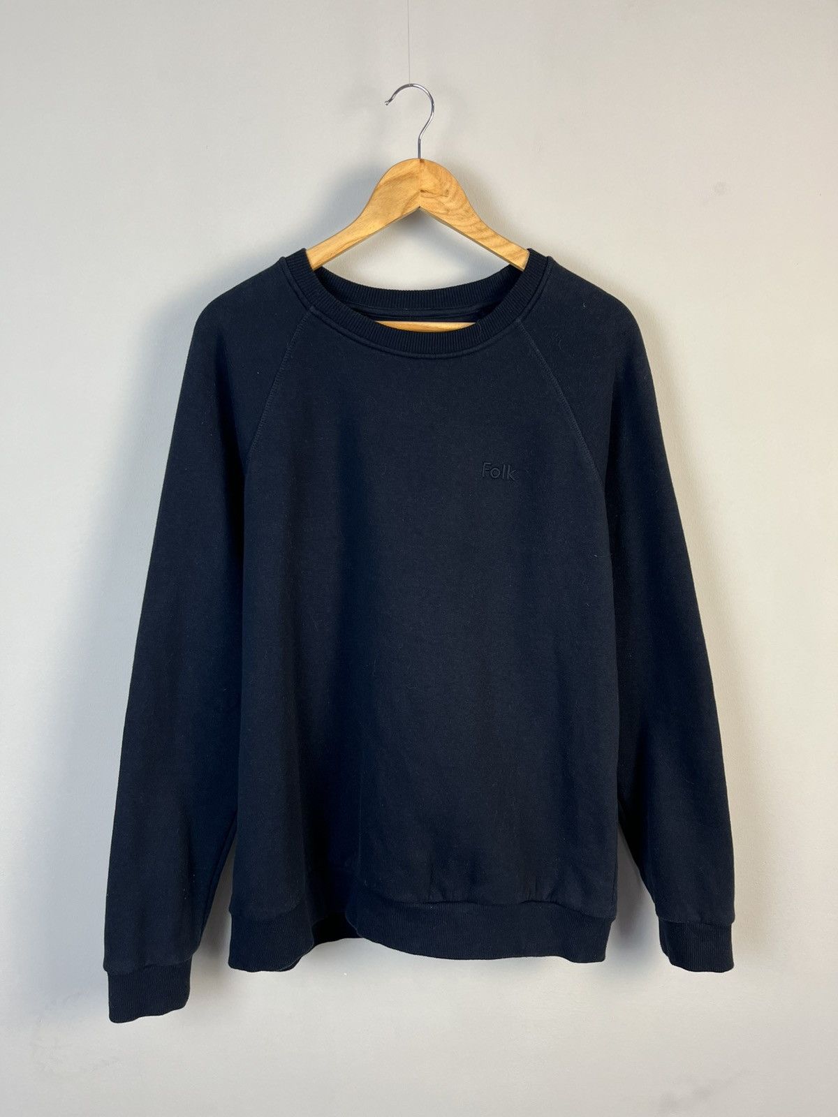 Folk Folk Basic Sand Cotton Basic Logo Sweatshirt Size US XL / EU 56 / 4 - 1 Thumbnail