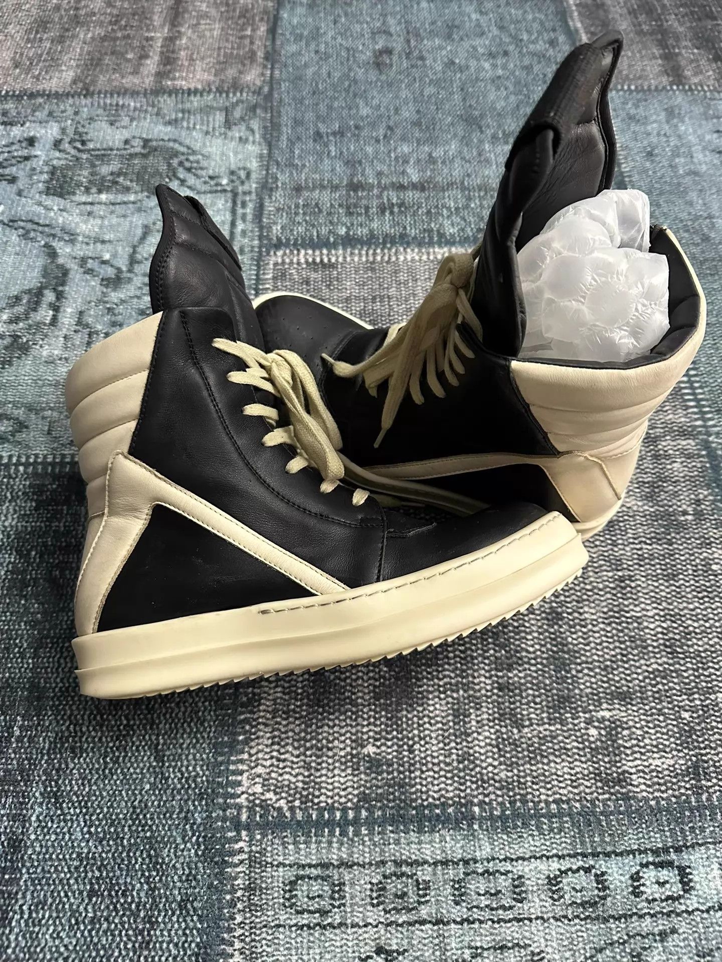Rick Owens Rick Owens New Triangle Lambskin 38 Size US 7.5 / IT 37.5 - 4 Thumbnail