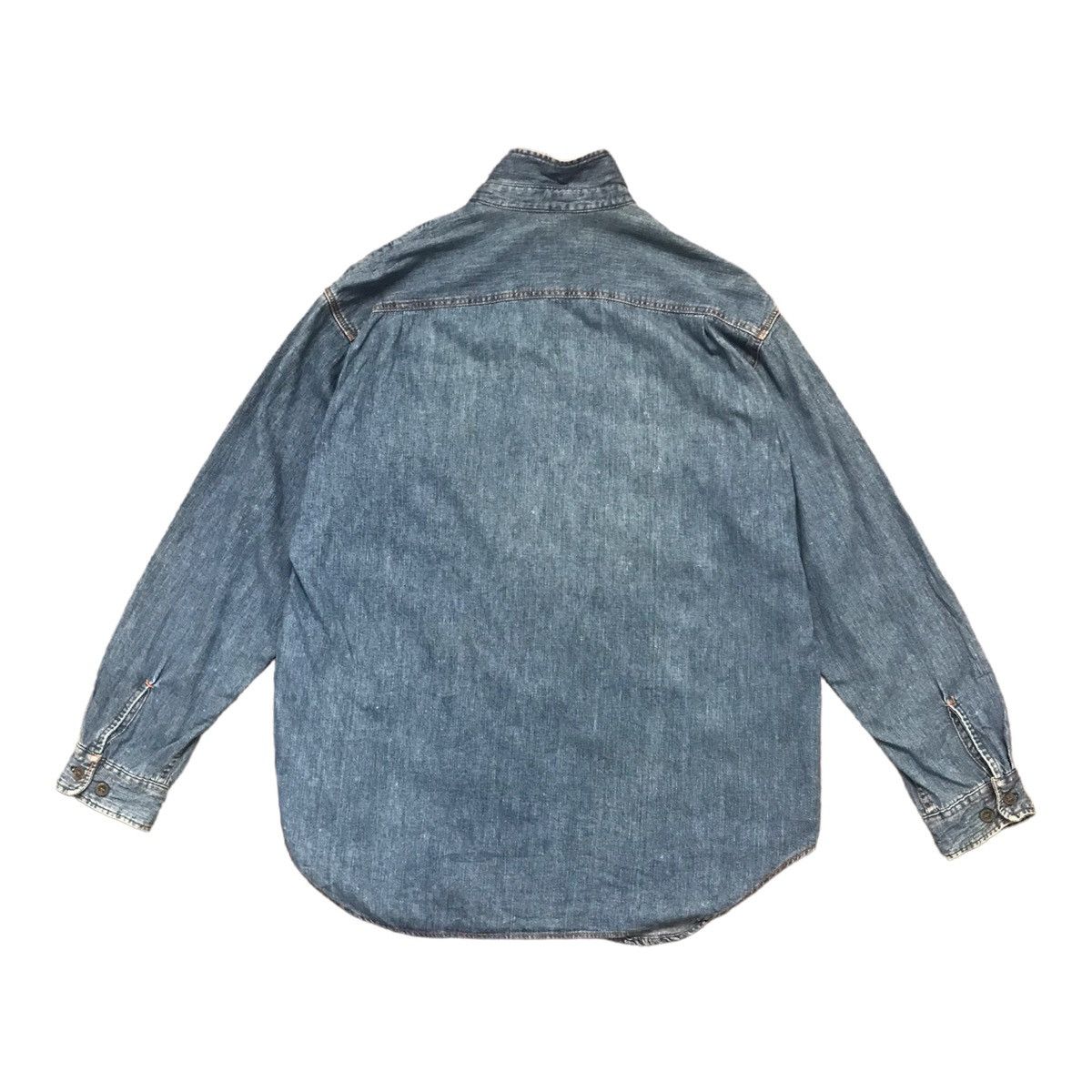 Fiorucci × Vintage Vintage Fiorucci Safety Jean Italy Denim Tshirt Size US M / EU 48-50 / 2 - 4 Thumbnail